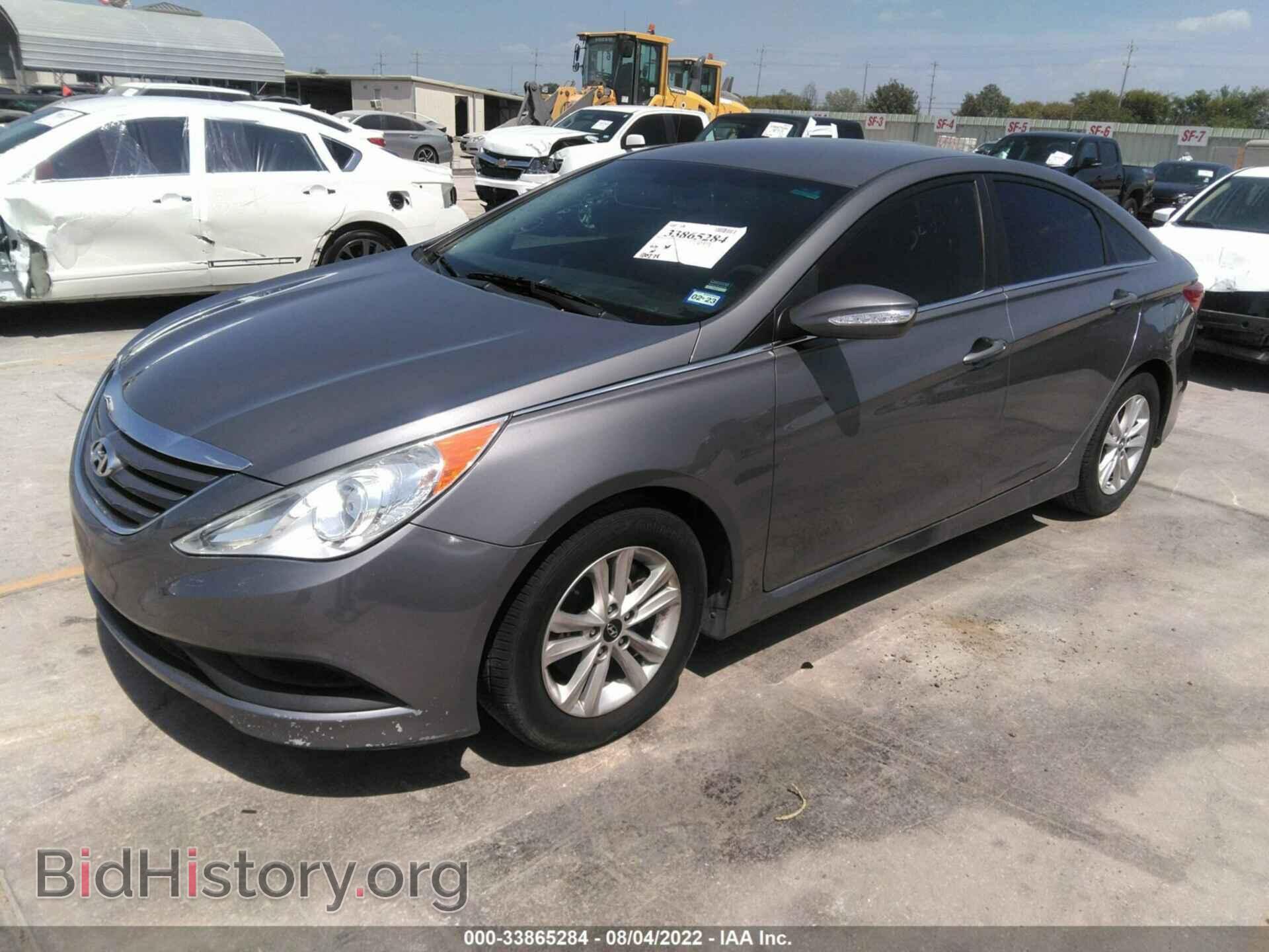 2014 HYUNDAI SONATA - VIN: 5NPEB4AC7EH828346 - Фото 2