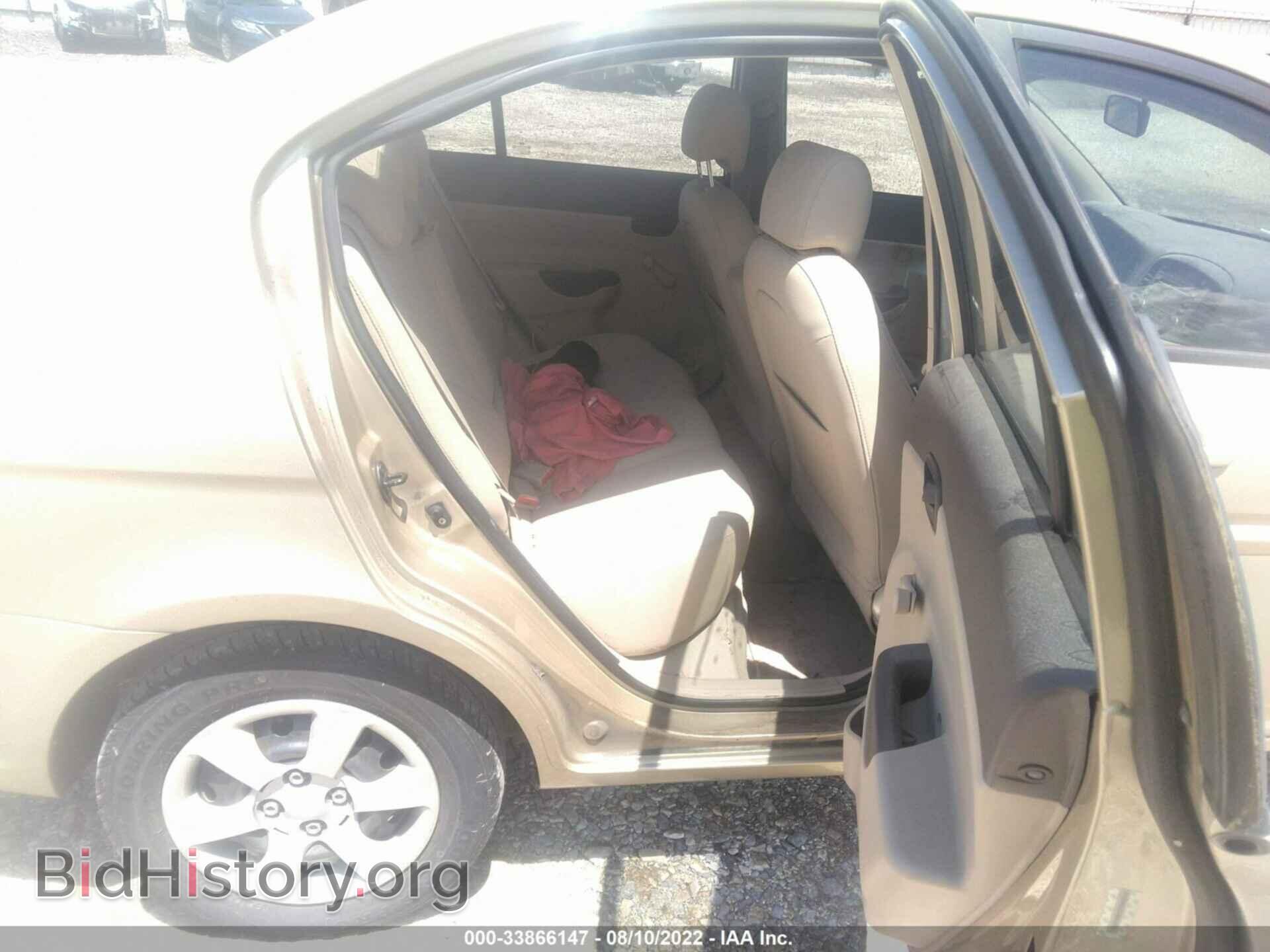 2007 HYUNDAI ACCENT - VIN: KMHCN46C97U084616 - Фото 8