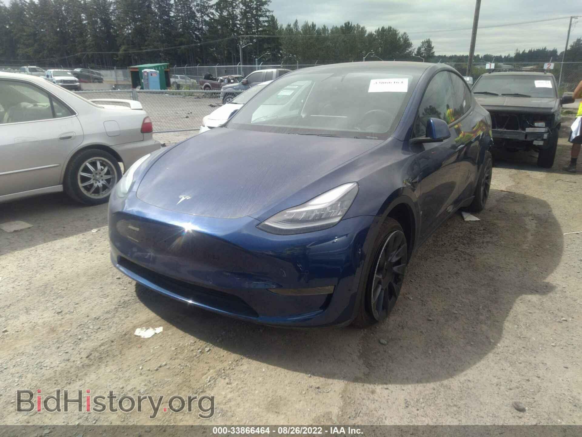 2020 TESLA MODEL Y - VIN: 5YJYGDEE3LF059480 - Фото 2