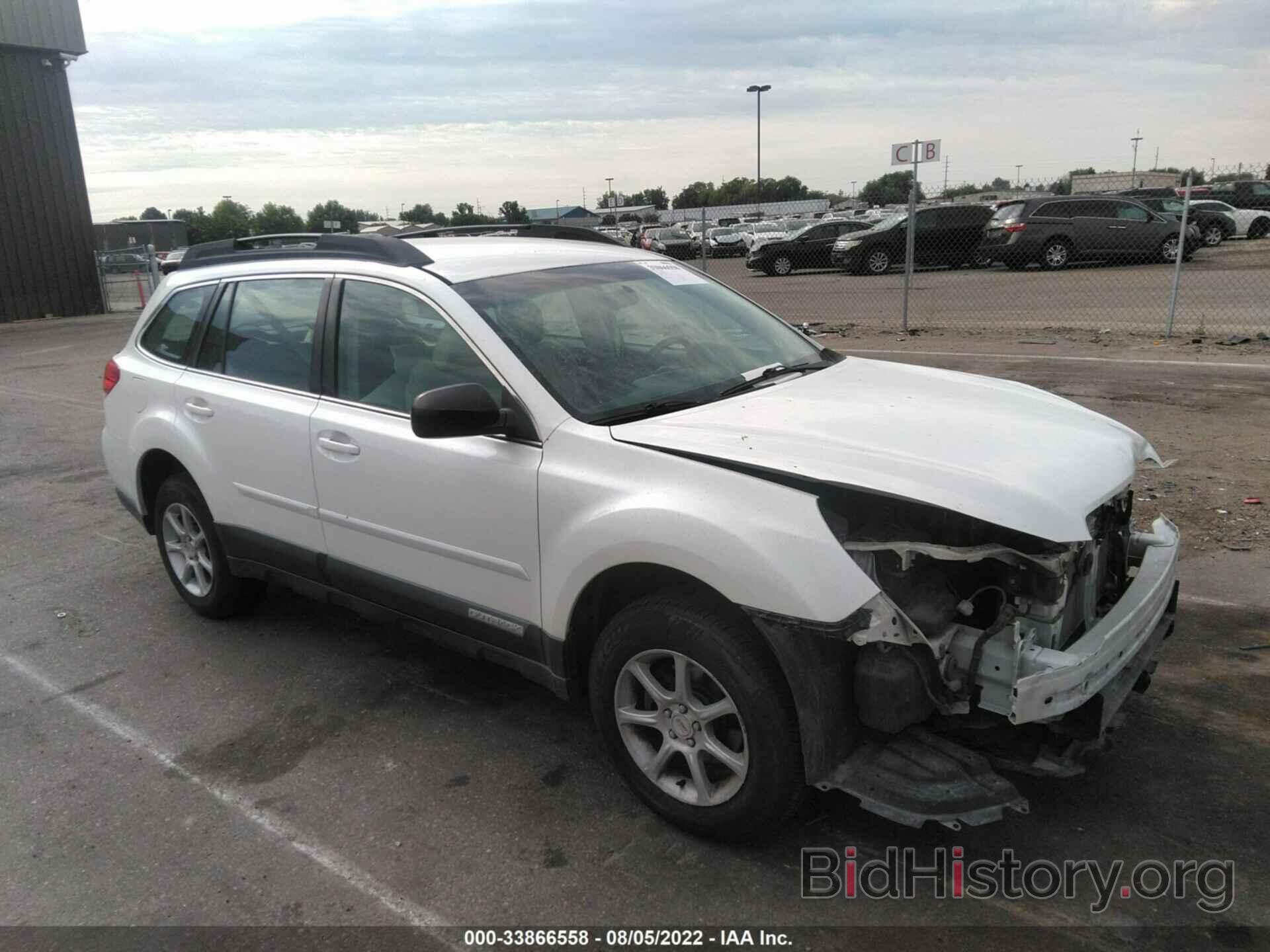 Photo 4S4BRBAC7C3219779 - SUBARU OUTBACK 2012