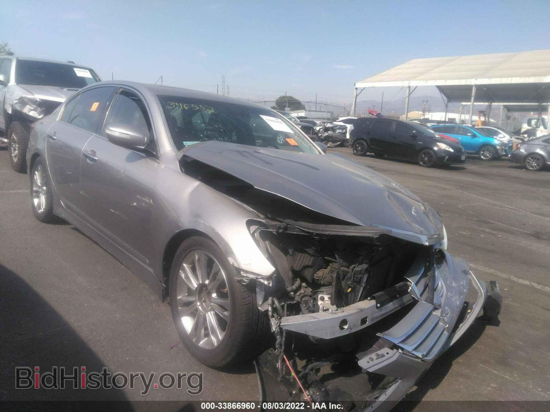 Photo KMHGC4DD8CU180864 - HYUNDAI GENESIS 2012