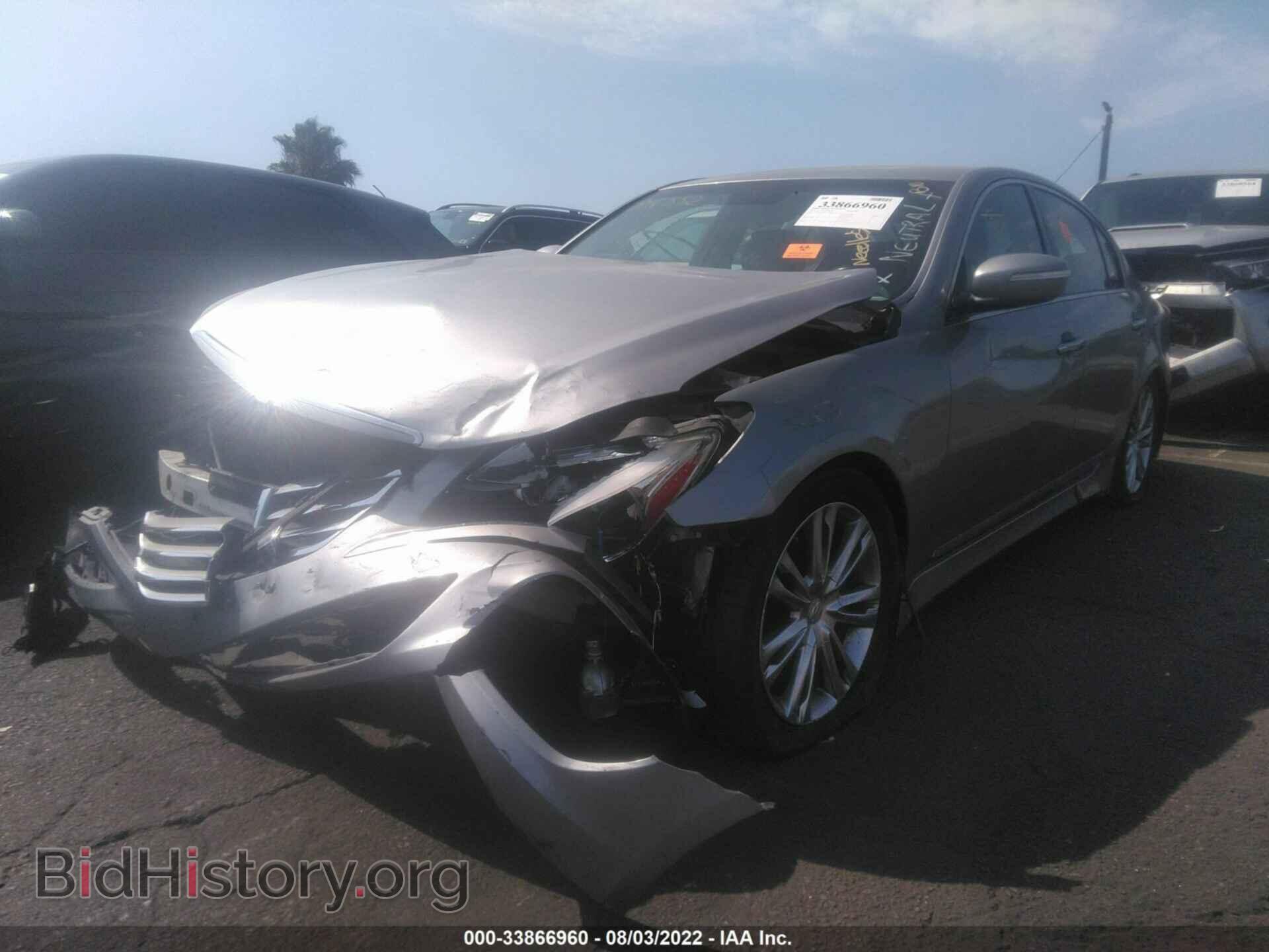 2012 HYUNDAI GENESIS - VIN: KMHGC4DD8CU180864 - Фото 2