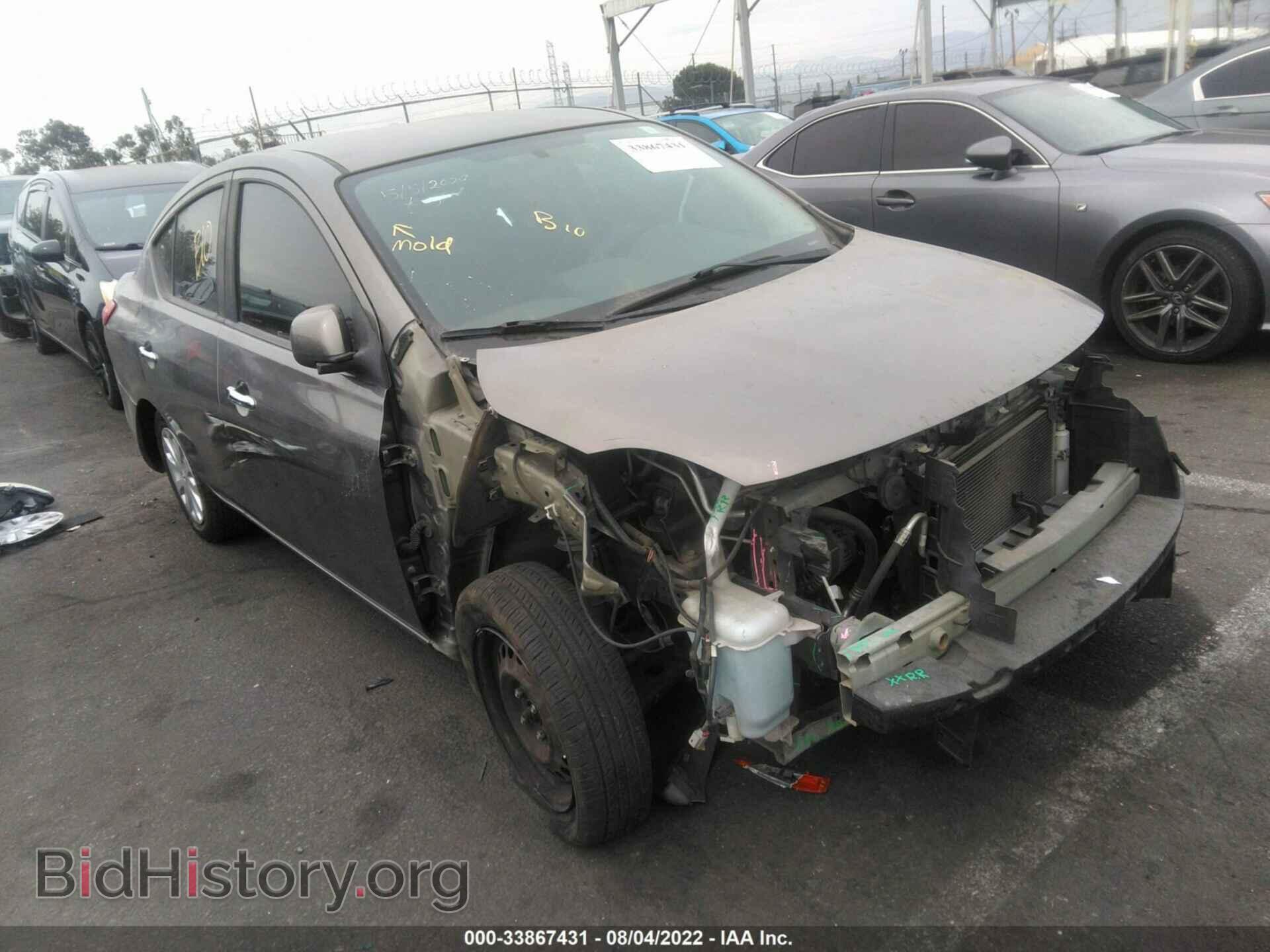 2012 NISSAN VERSA - VIN: 3N1CN7AP1CL855769 - Фото 2