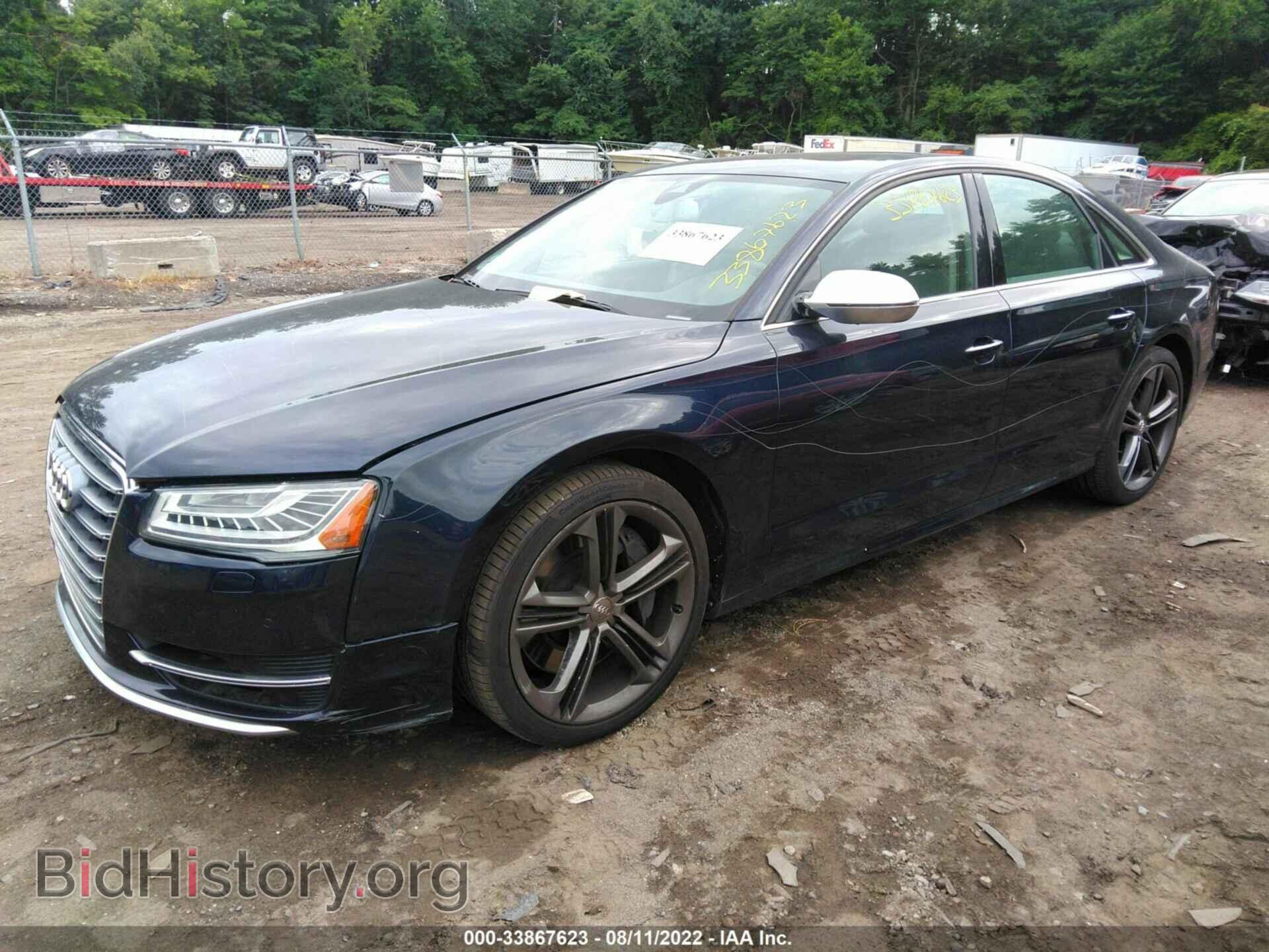 2014 AUDI S8 - VIN: WAUD2AFD9EN005748 - Фото 2
