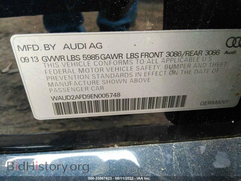 2014 Audi S8 (VIN WAUD2AFD9EN005748) — photo 9 of 11
