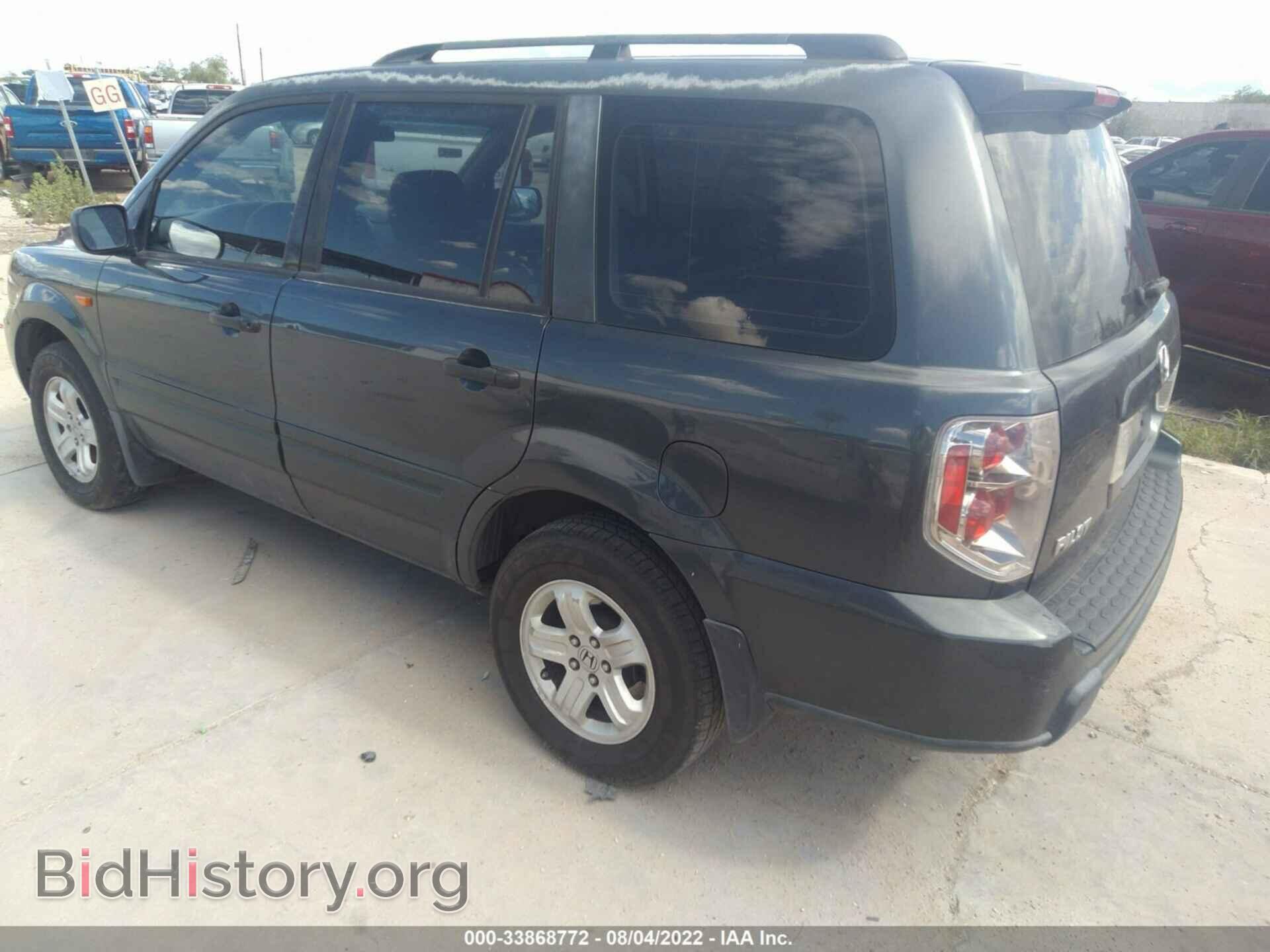 2006 HONDA PILOT - VIN: 5FNYF281X6B031020 - Фото 3