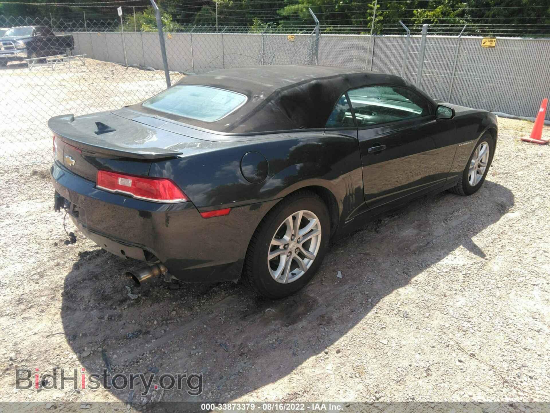 2015 CHEVROLET CAMARO - VIN: 2G1FD3D31F9220596 - Фото 4