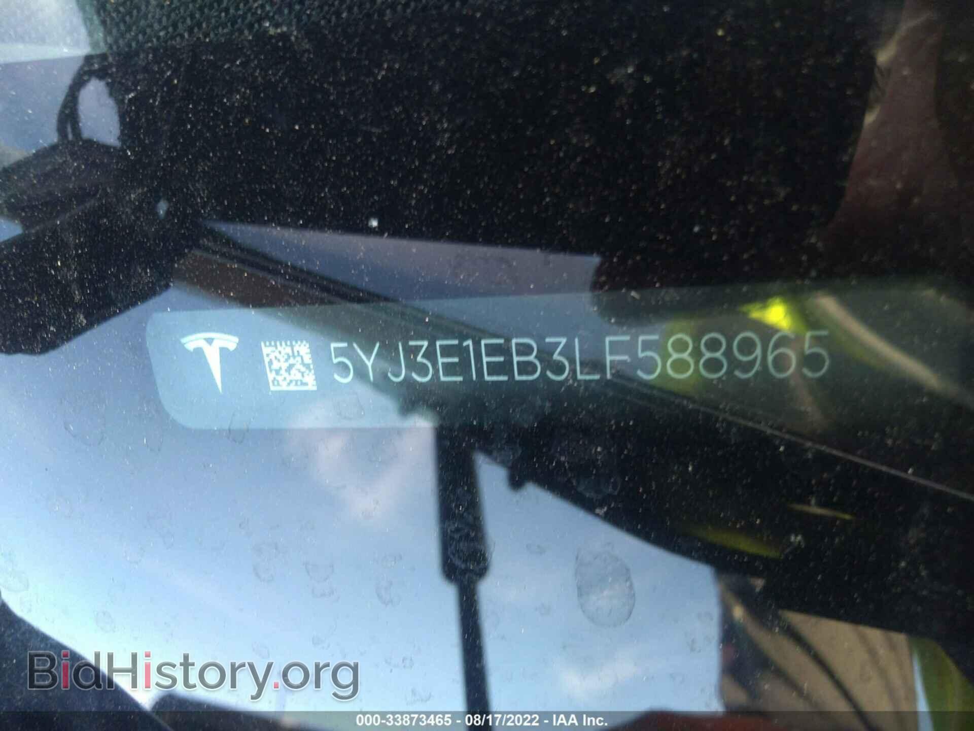 2020 TESLA MODEL 3 - VIN: 5YJ3E1EB3LF588965 - Photo 9