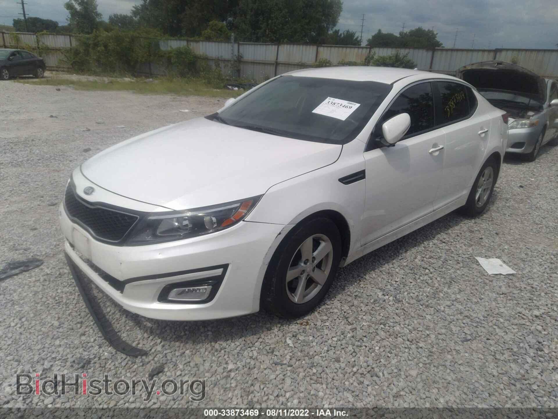 2015 KIA OPTIMA - VIN: KNAGM4A73F5574686 - Фото 2