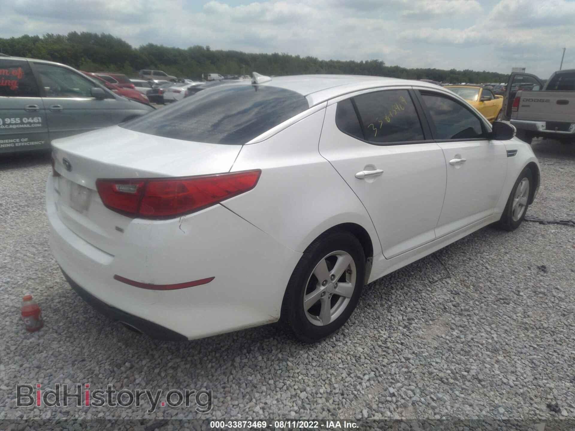 2015 KIA OPTIMA - VIN: KNAGM4A73F5574686 - Фото 4