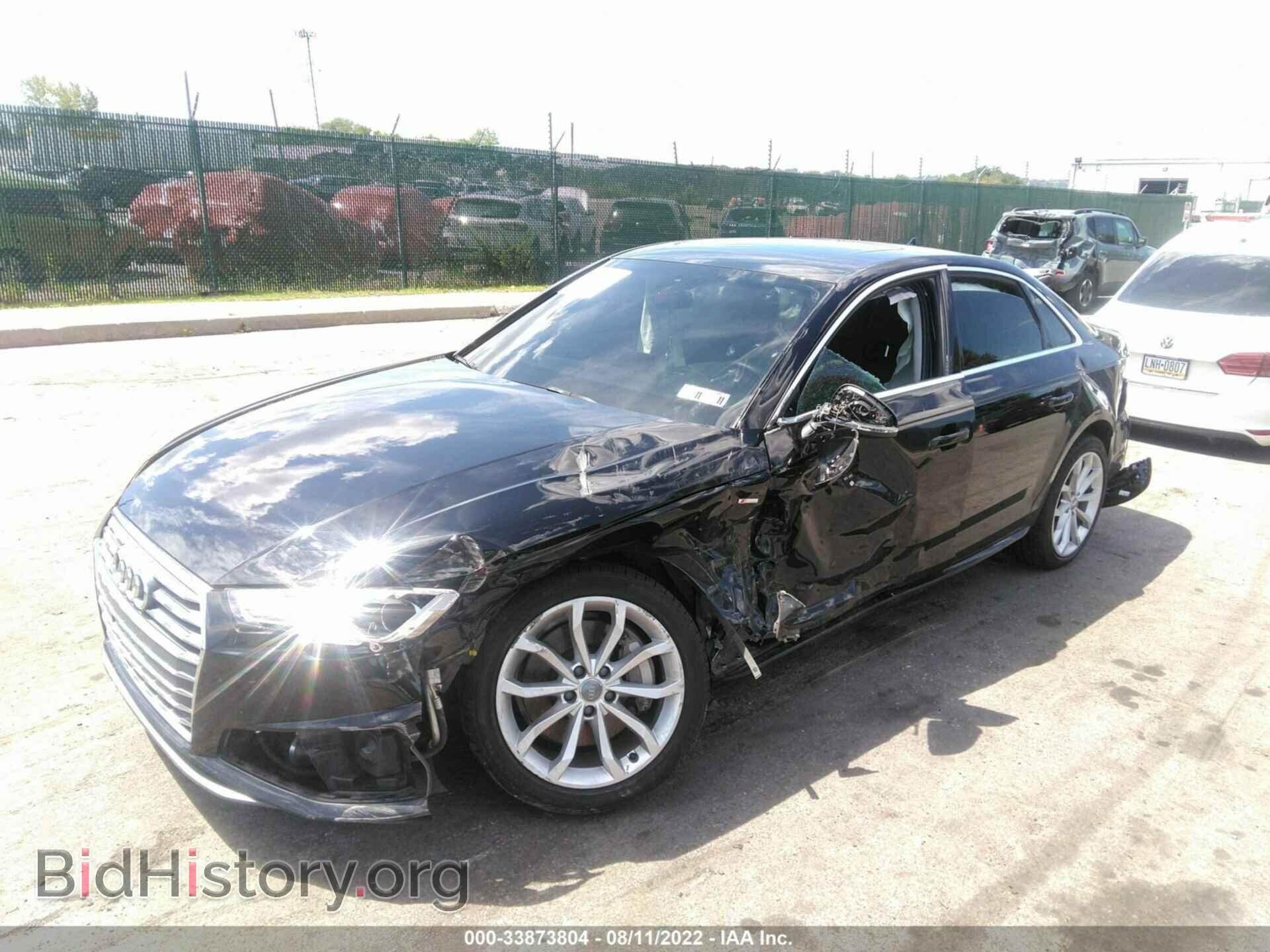 2019 AUDI A4 - VIN: WAUDNAF43KN015159 - Фото 2