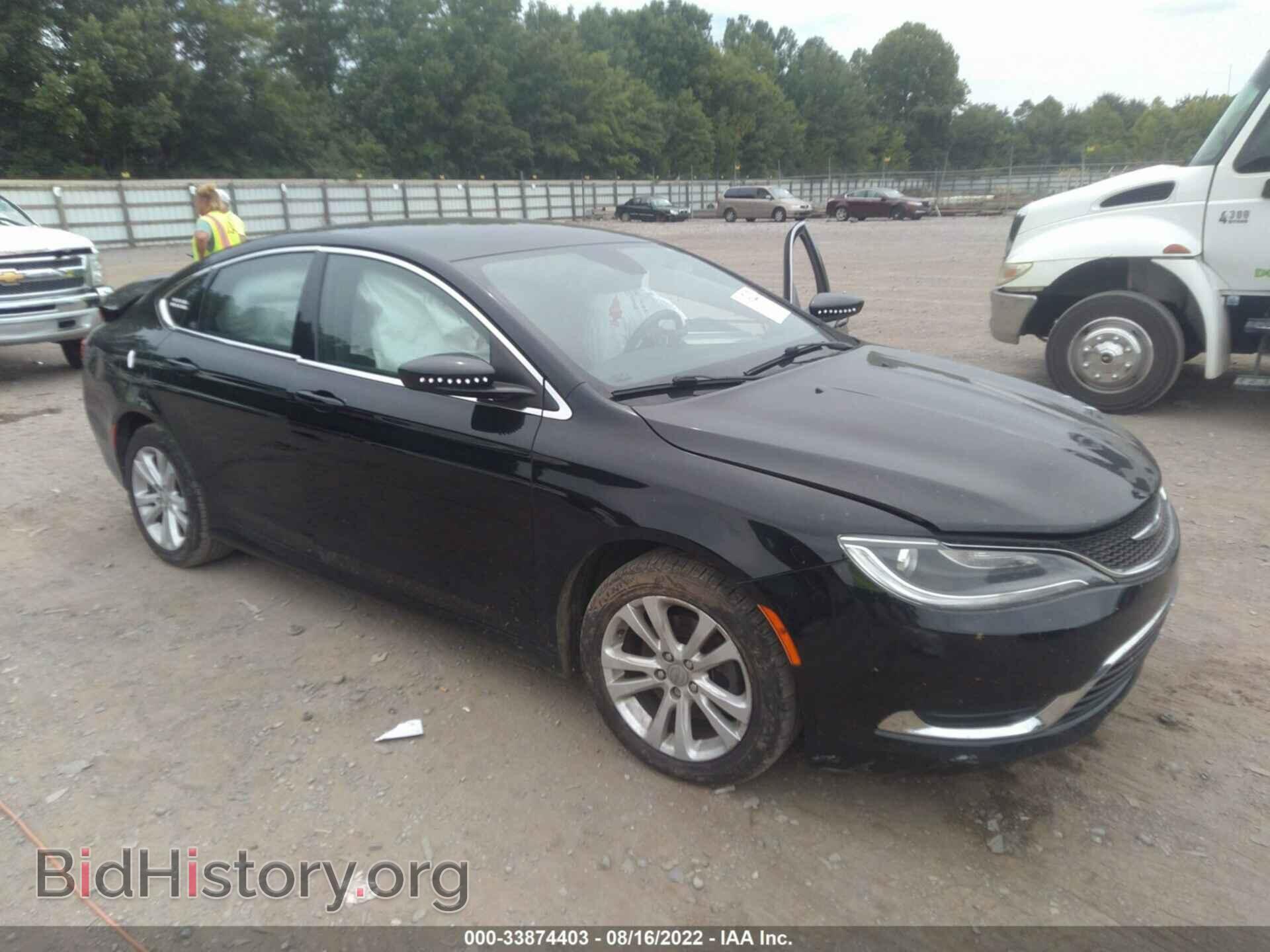 Фотография 1C3CCCAB1FN647030 - CHRYSLER 200 2015