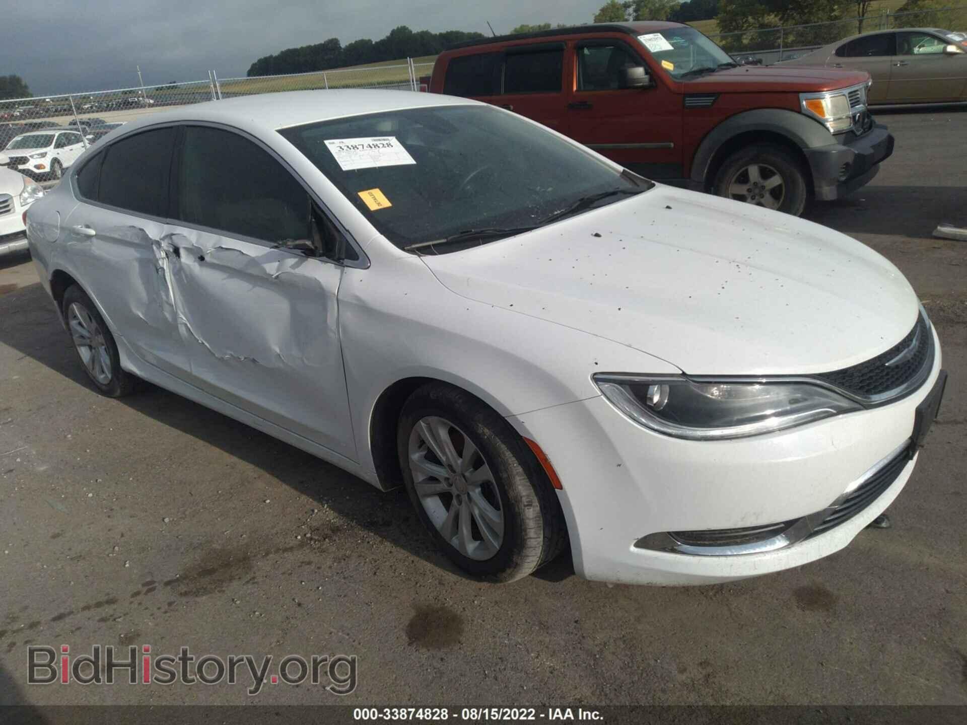 Фотография 1C3CCCAB5FN648066 - CHRYSLER 200 2015