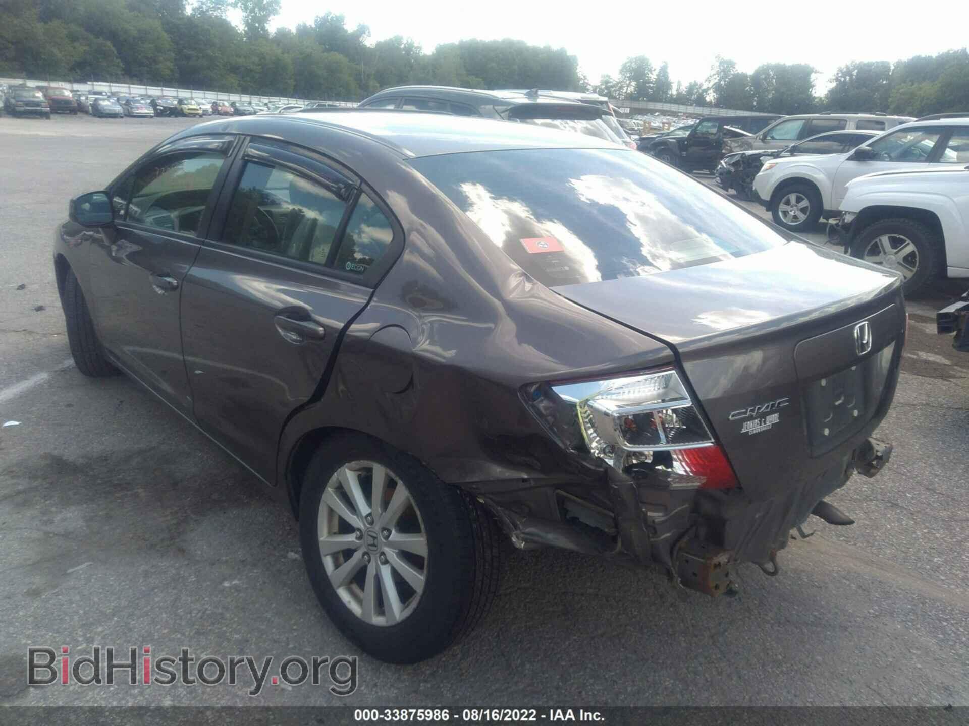 2012 HONDA CIVIC SDN - VIN: 19XFB2F86CE083619 - Фото 3