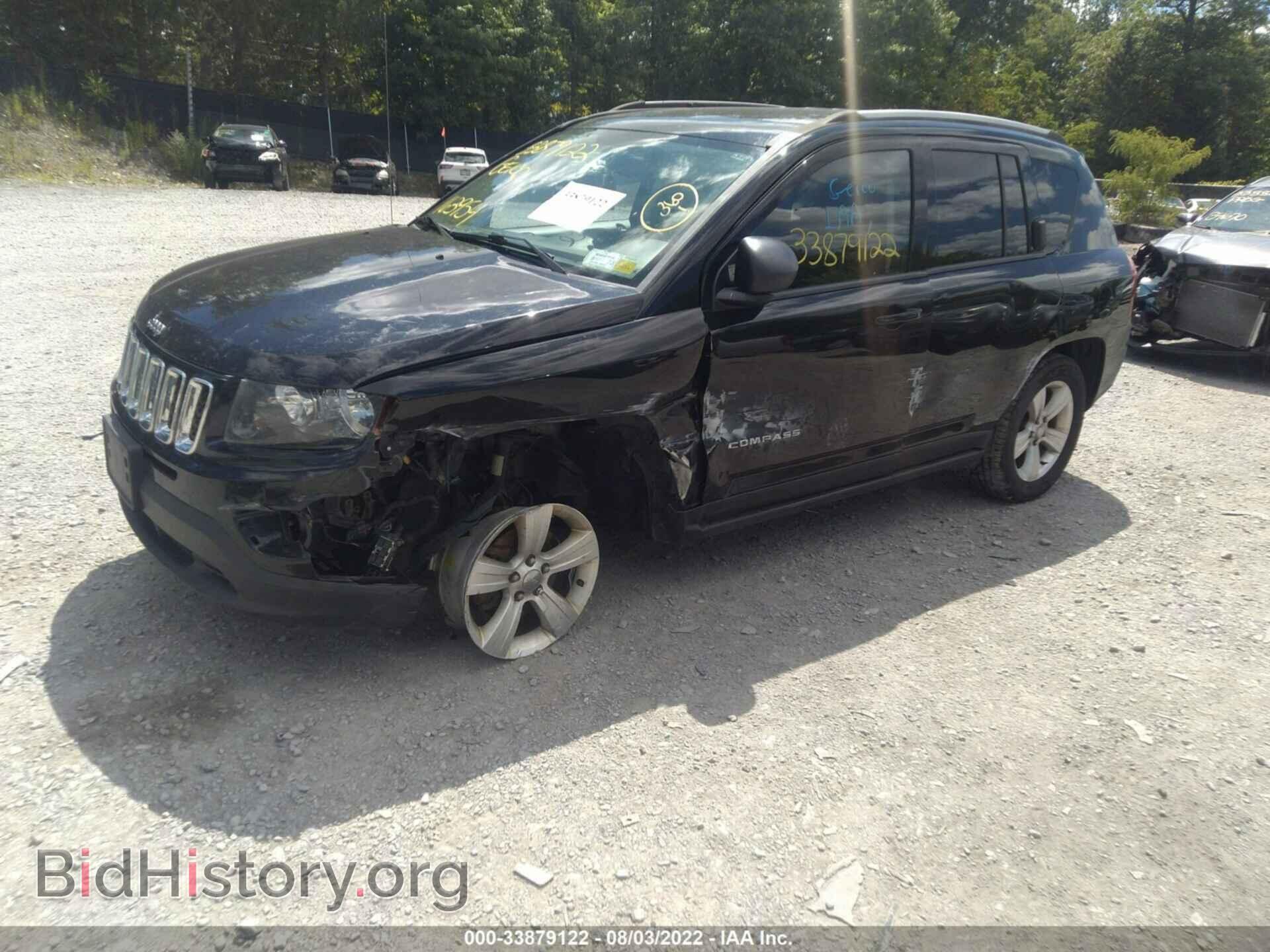 2016 JEEP COMPASS - VIN: 1C4NJDBB7GD557127 - Фото 2