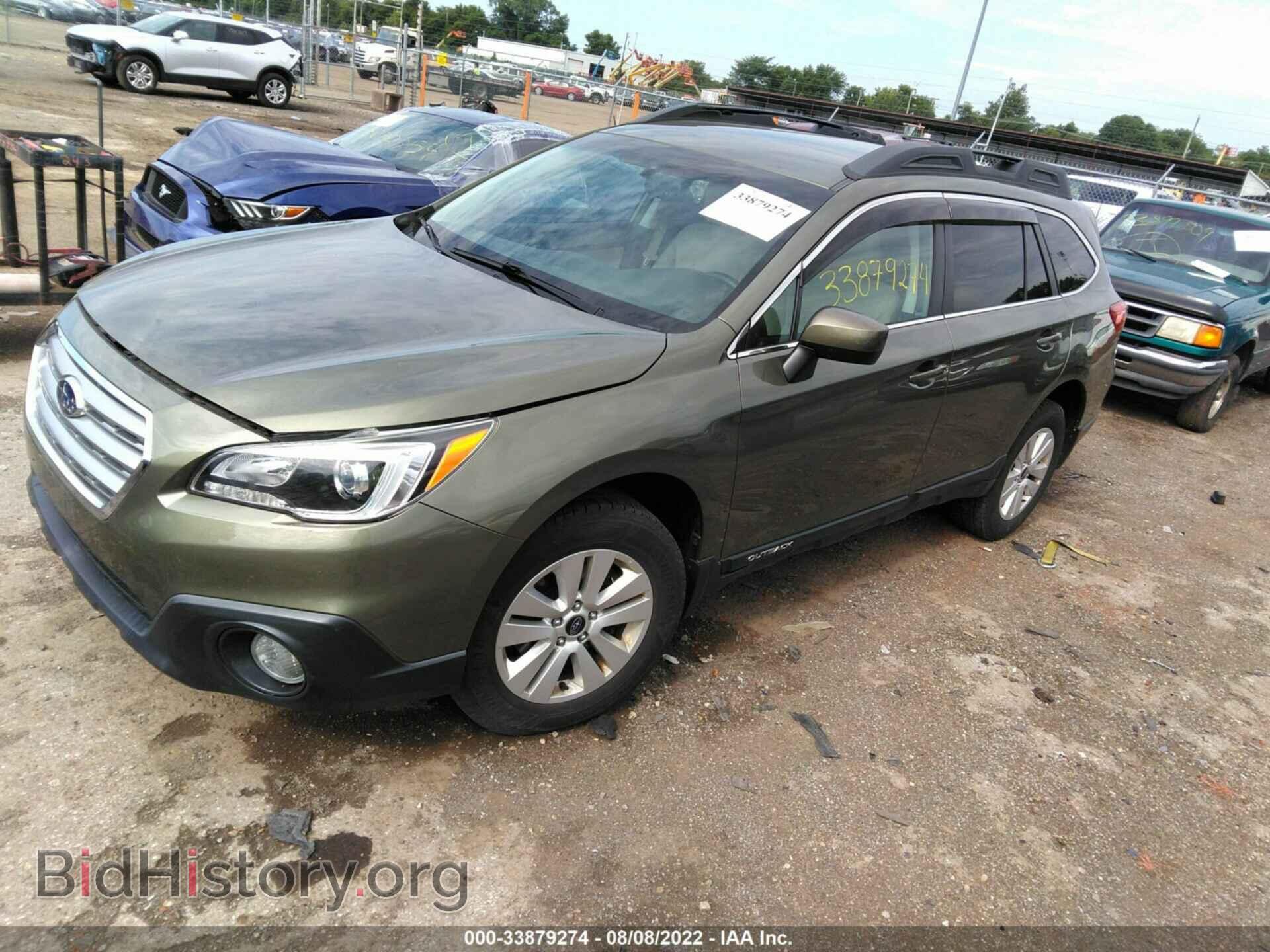 2015 SUBARU OUTBACK - VIN: 4S4BSBCC3F3346678 - Фото 2
