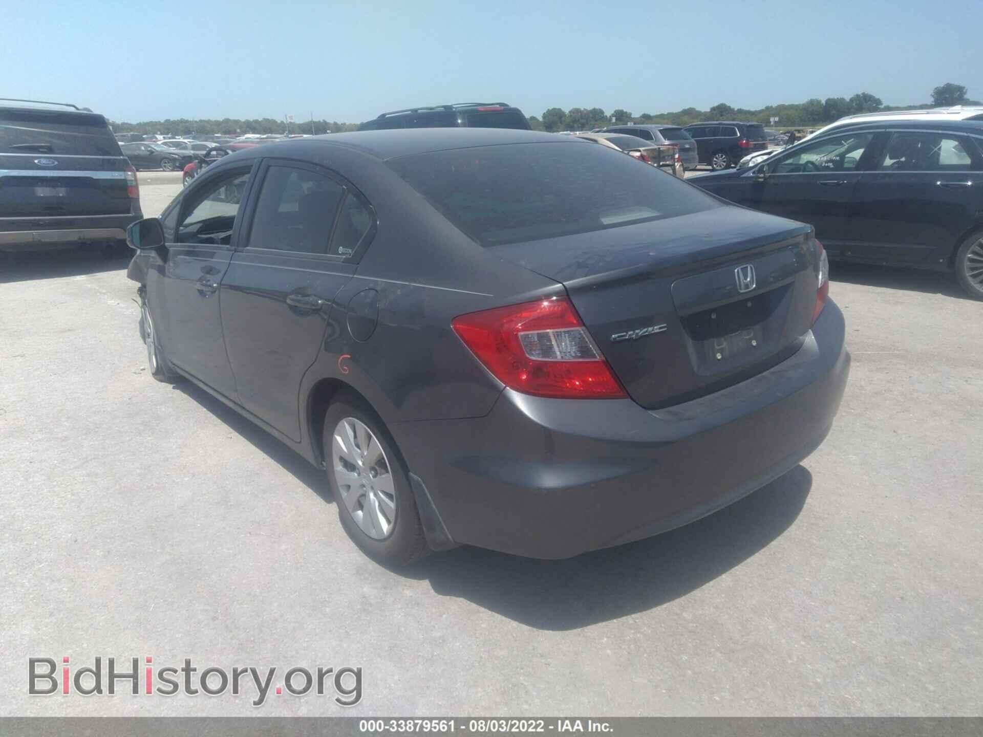 2012 HONDA CIVIC SDN - VIN: 2HGFB2F59CH593684 - Фото 3