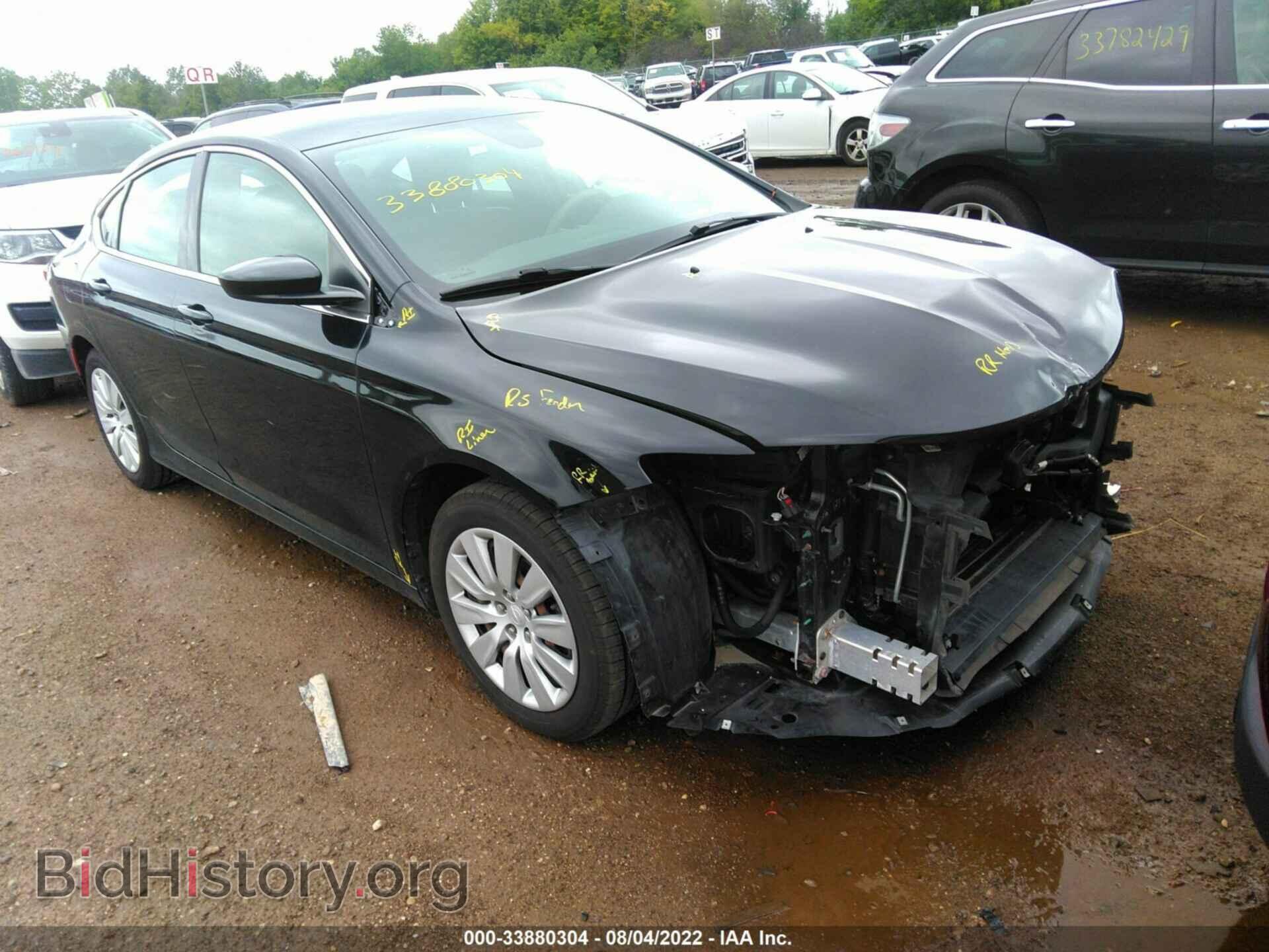Фотография 1C3CCCFB3GN148174 - CHRYSLER 200 2016