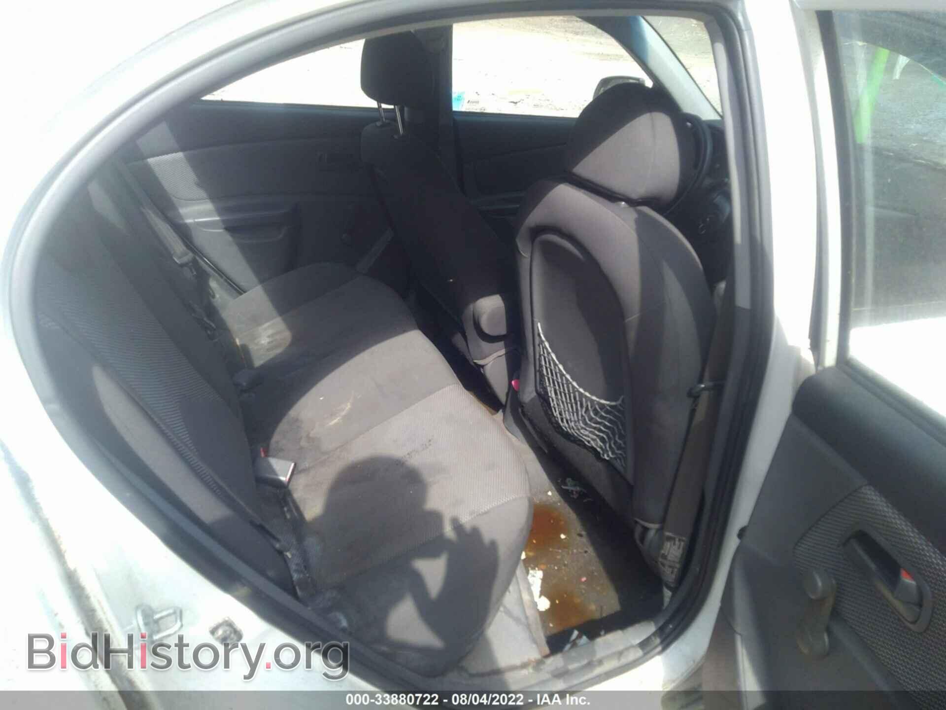 2009 KIA RIO - VIN: KNADE223496505486 - Фото 8