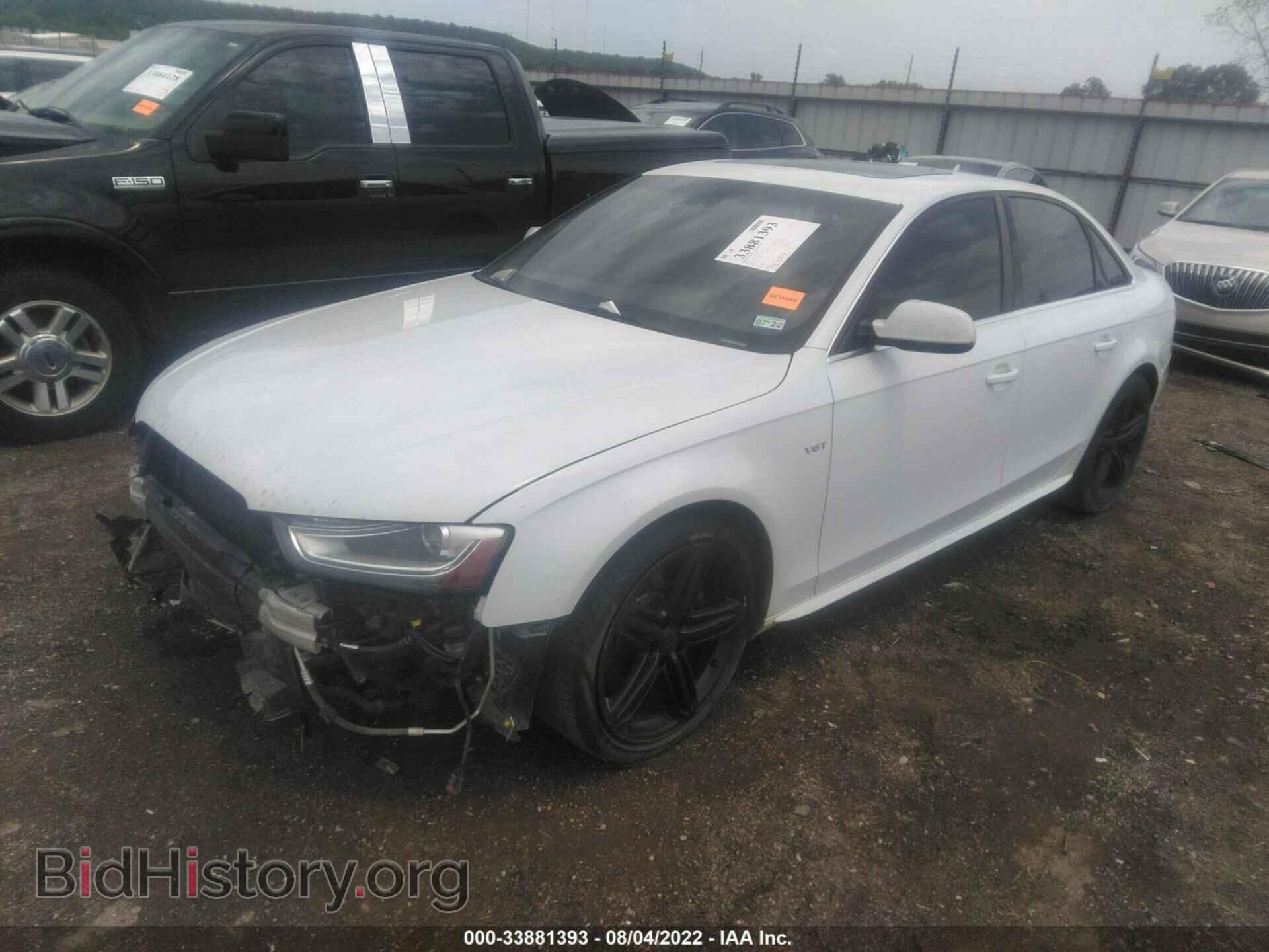 2014 AUDI S4 - VIN: WAUDGAFL9EA048244 - Фото 2