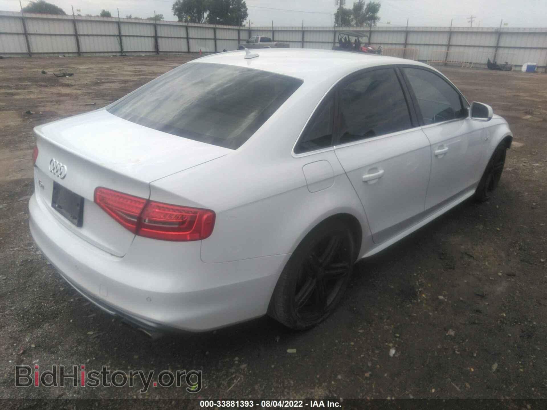 2014 AUDI S4 - VIN: WAUDGAFL9EA048244 - Фото 4