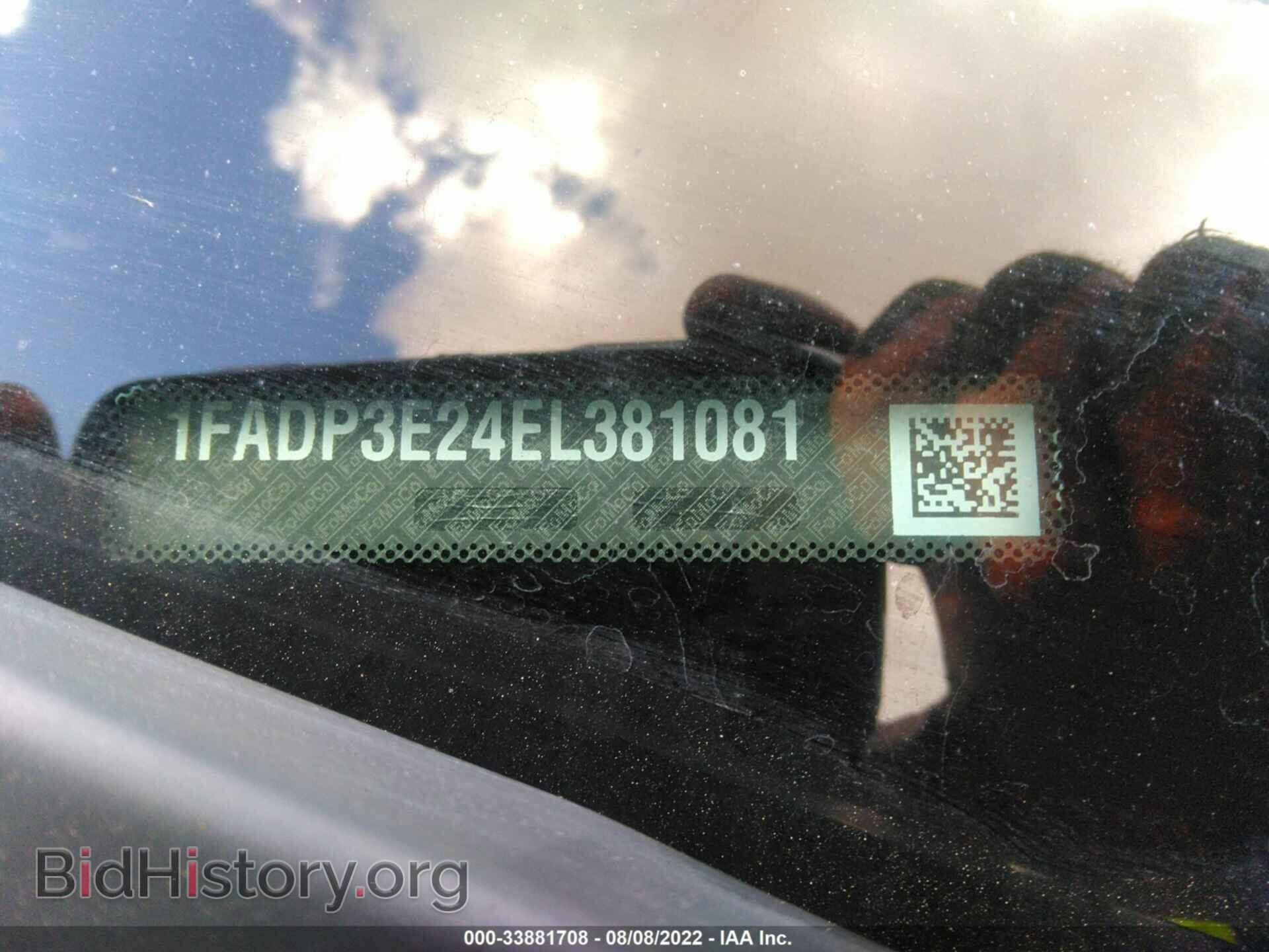 2014 FORD FOCUS - VIN: 1FADP3E24EL381081 - Фото 9