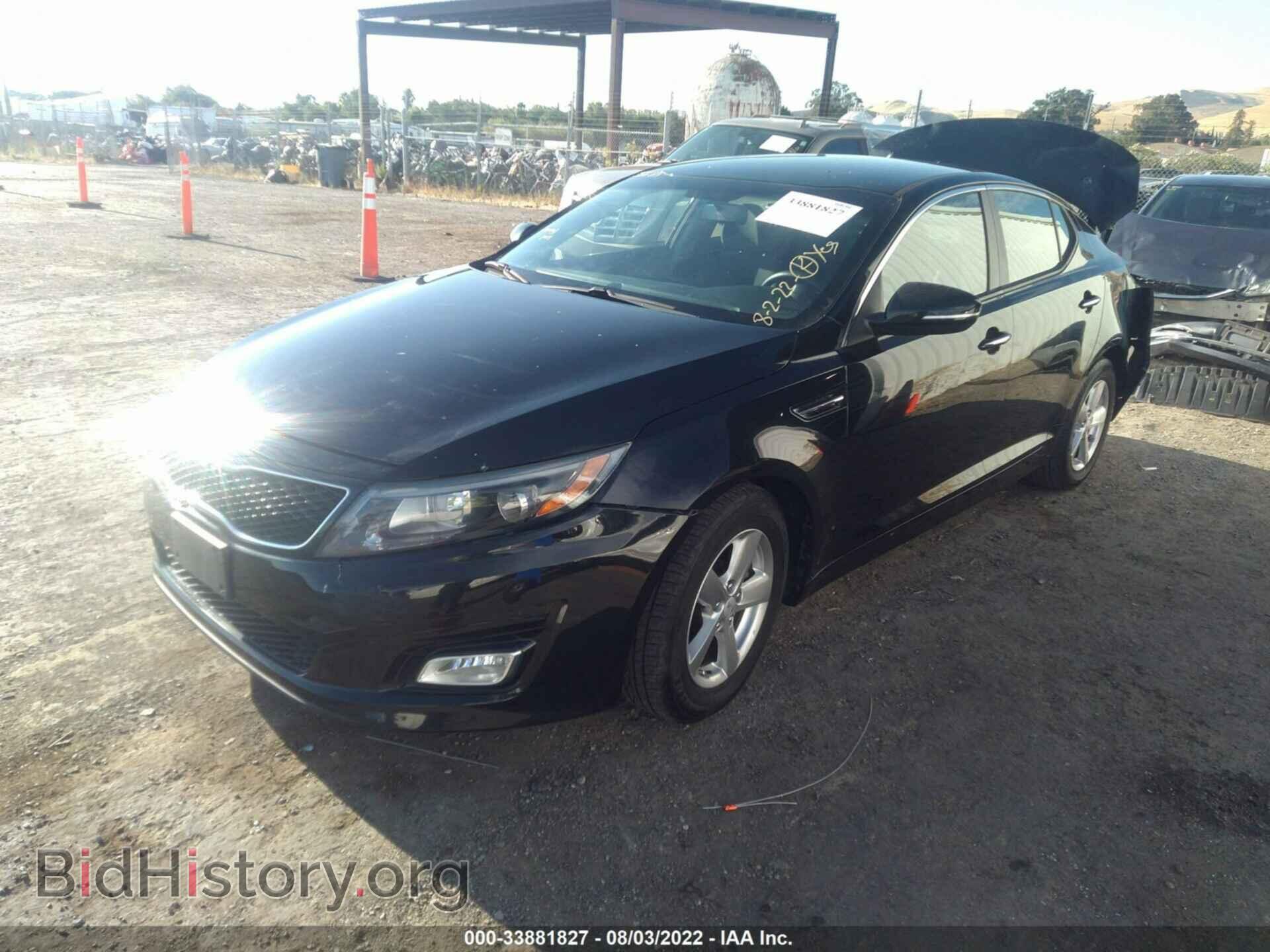 2015 KIA OPTIMA - VIN: 5XXGM4A78FG485226 - Фото 2
