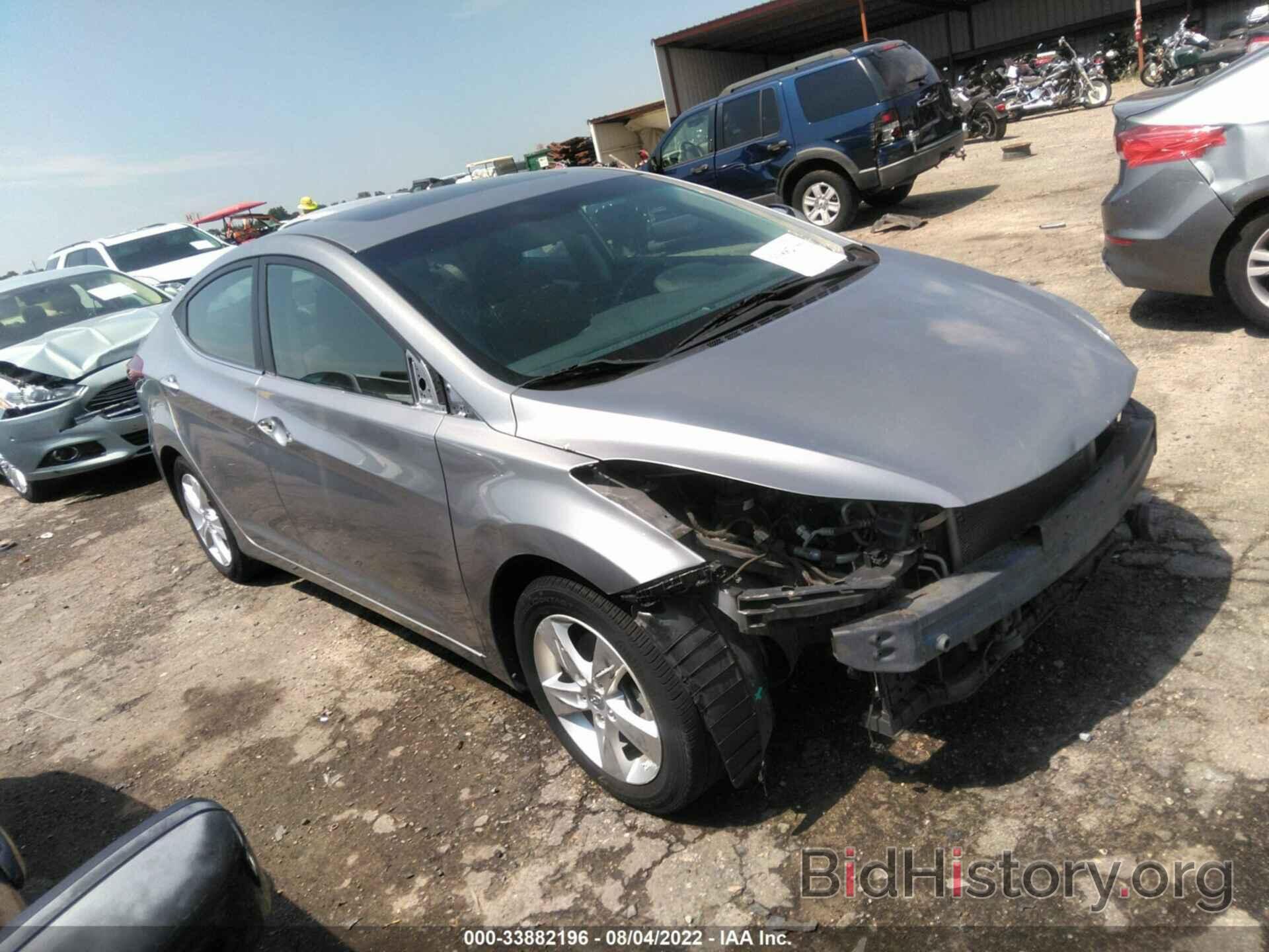 Photo KMHDH4AE5GU479591 - HYUNDAI ELANTRA 2016