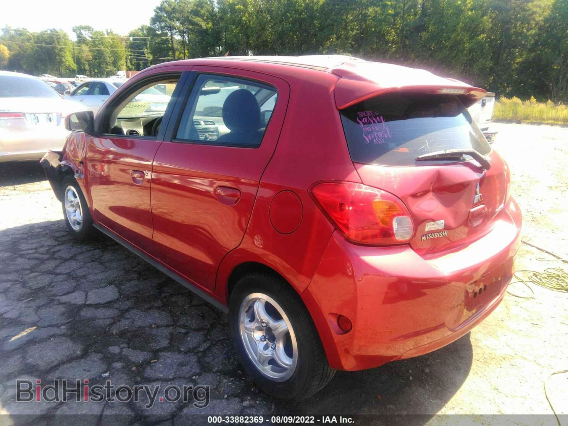2014 MITSUBISHI MIRAGE - VIN: ML32A3HJ0EH007725 - Фото 3
