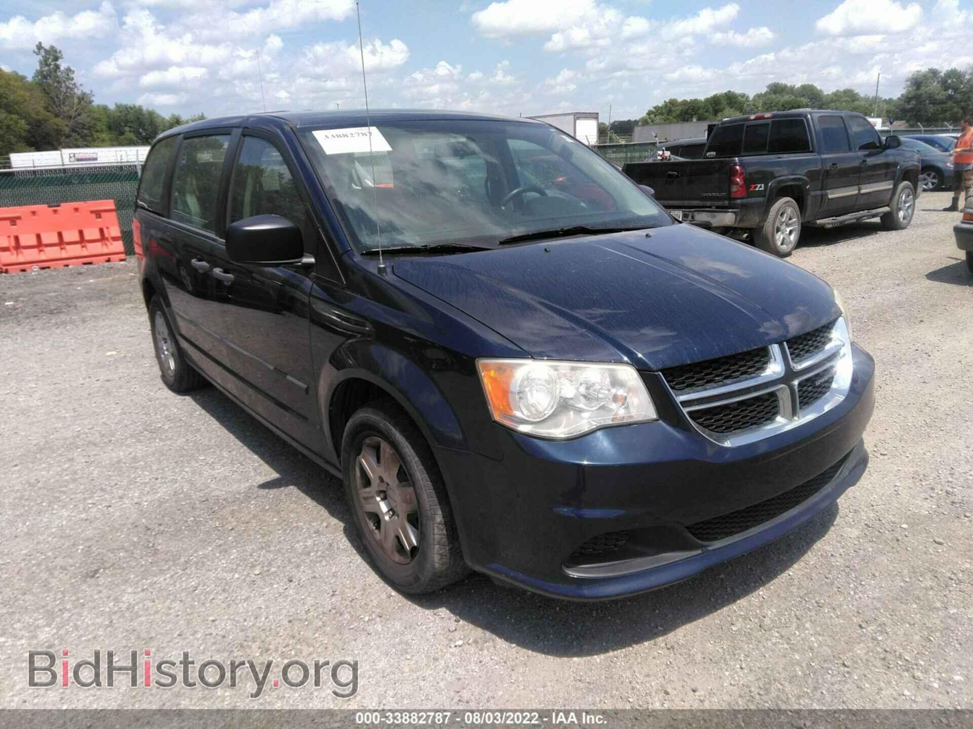 Photo 2C4RDGBG4CR408686 - DODGE GRAND CARAVAN 2012
