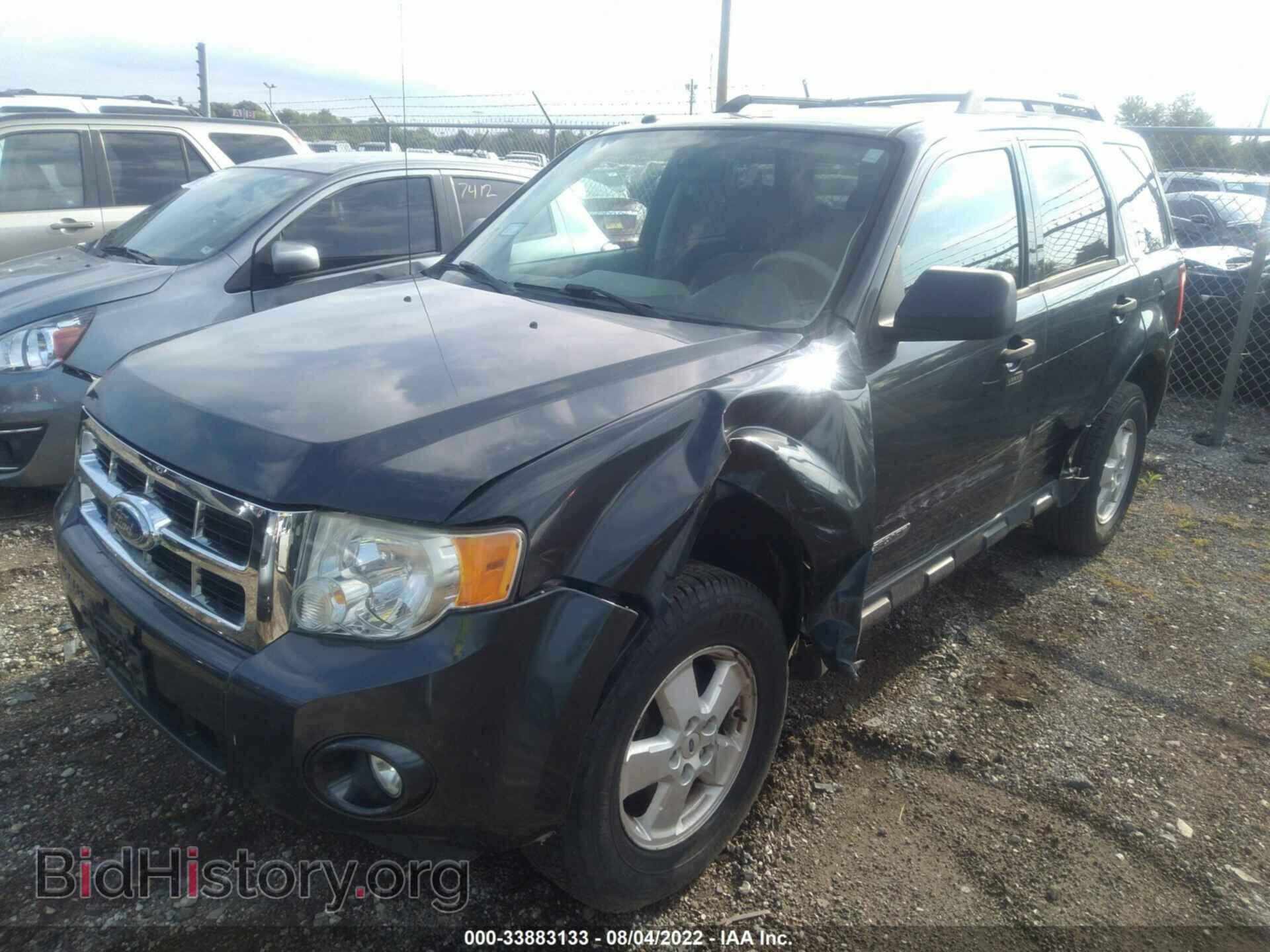 2008 FORD ESCAPE - VIN: 1FMCU03Z28KD22047 - Фото 2