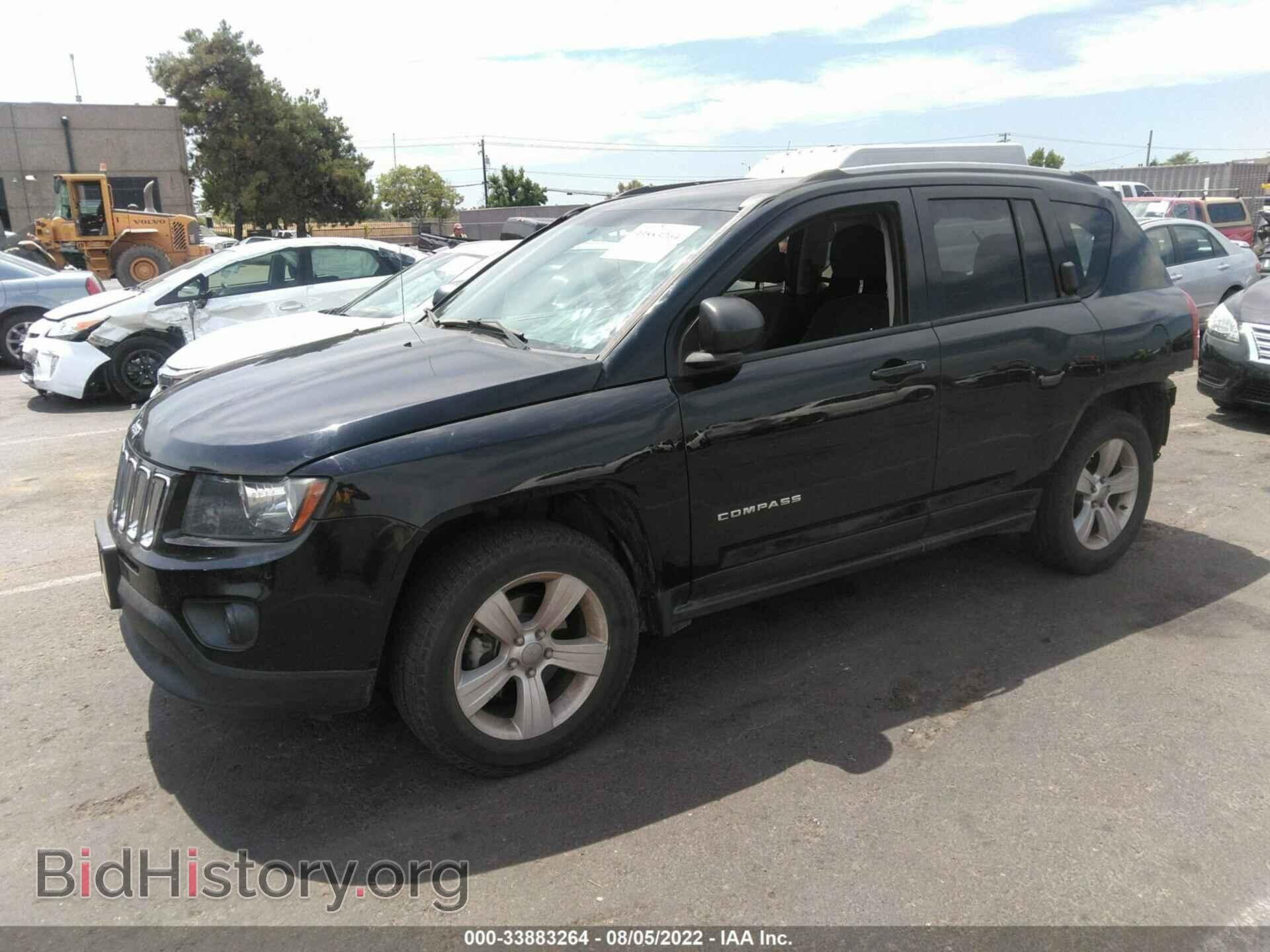 2016 JEEP COMPASS - VIN: 1C4NJDBB9GD521293 - Фото 2