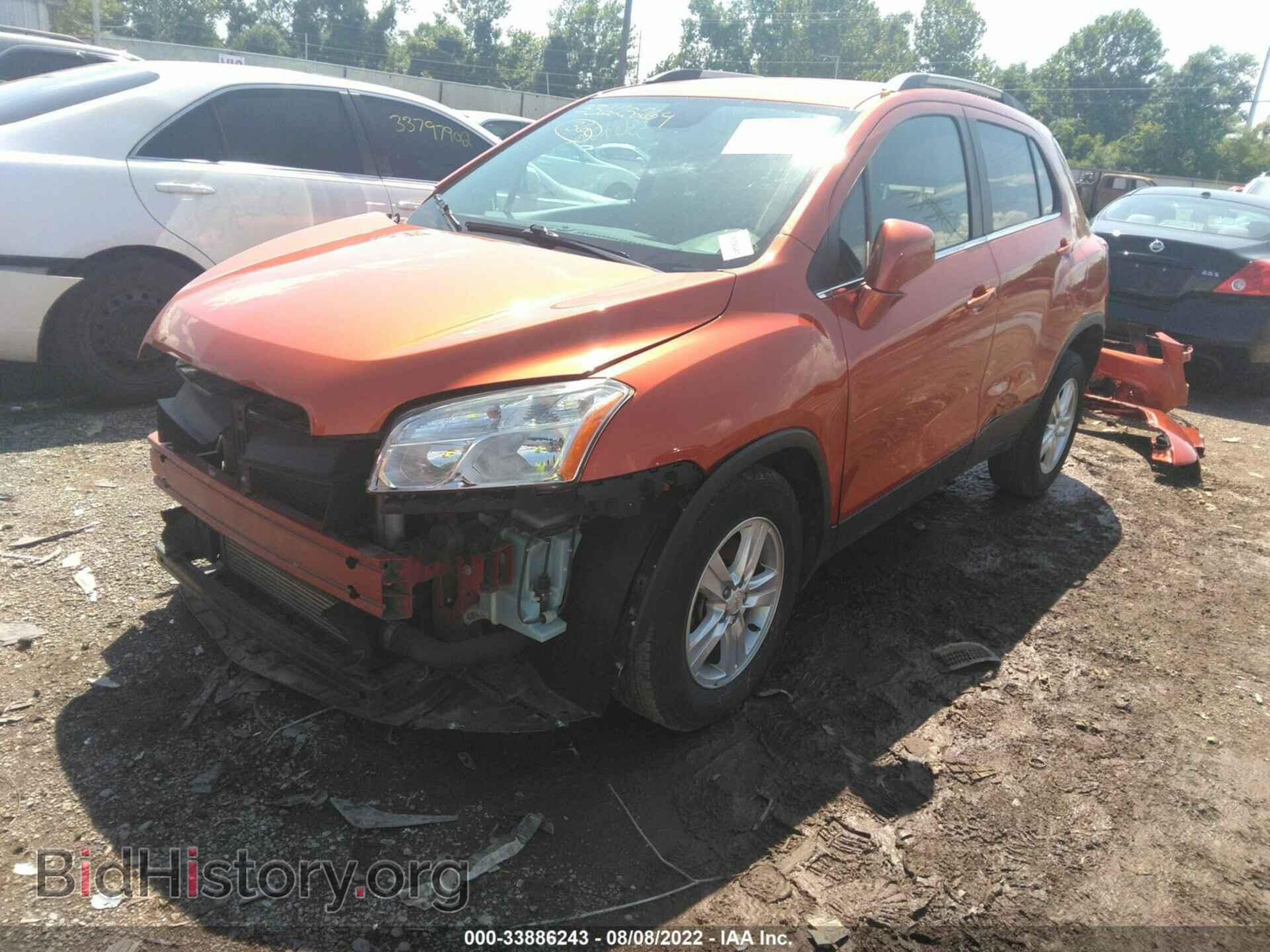 2015 CHEVROLET TRAX - VIN: KL7CJLSB5FB189975 - Фото 2
