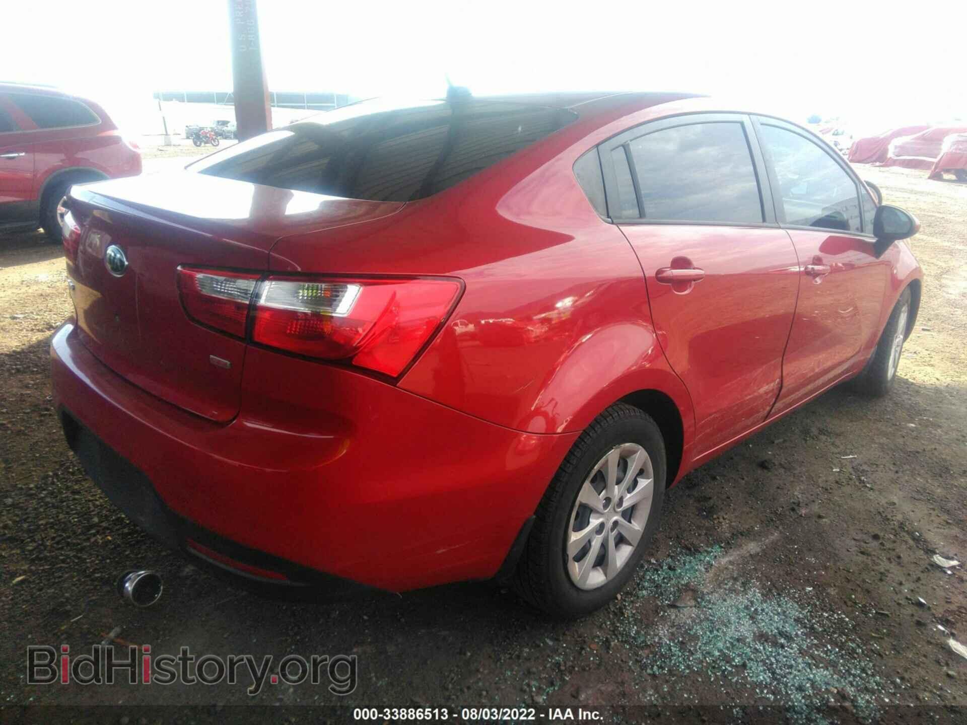 2015 KIA RIO - VIN: KNADM4A37F6448521 - Фото 4