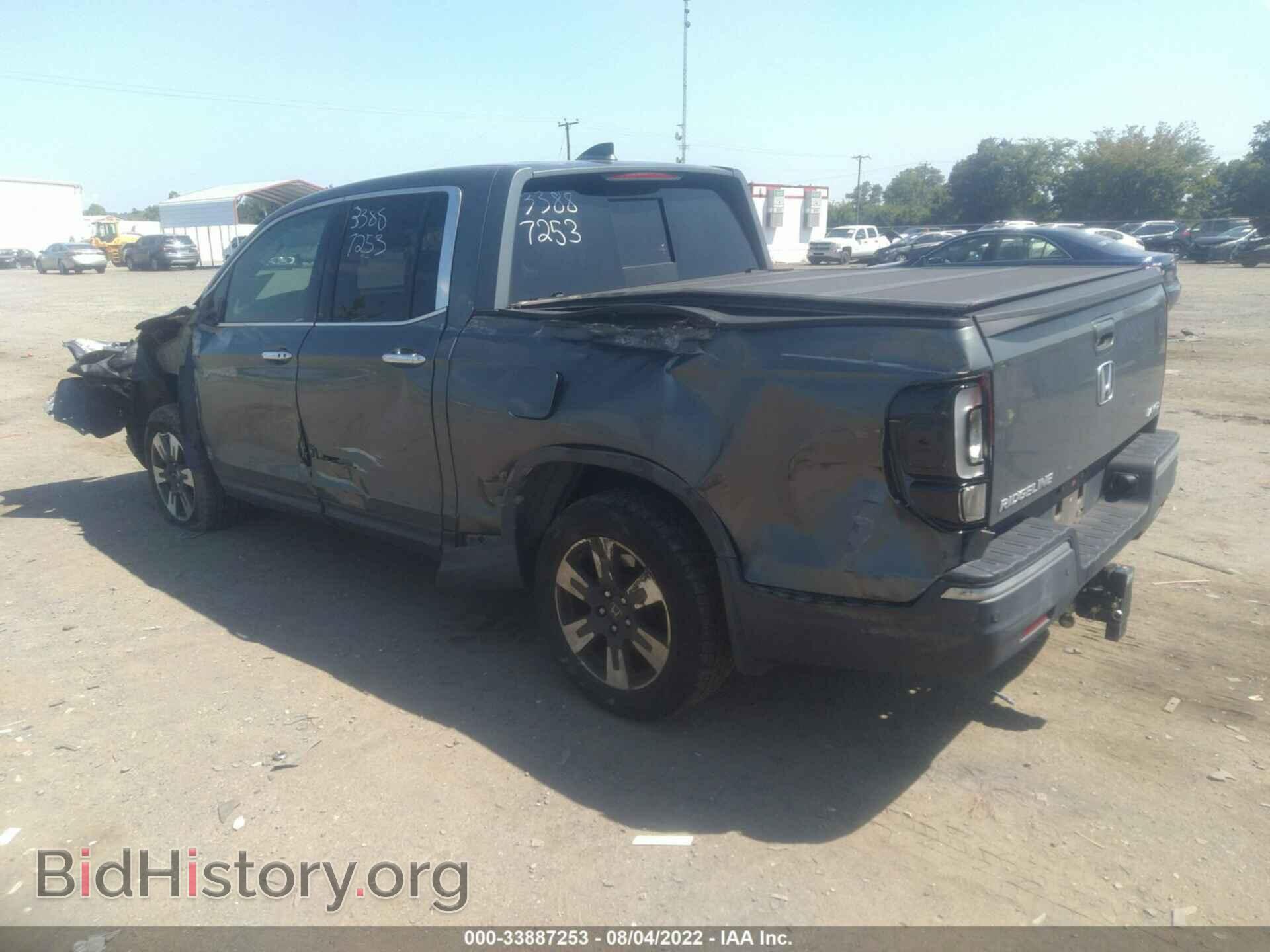 2017 HONDA RIDGELINE - VIN: 5FPYK3F76HB025136 - Фото 3