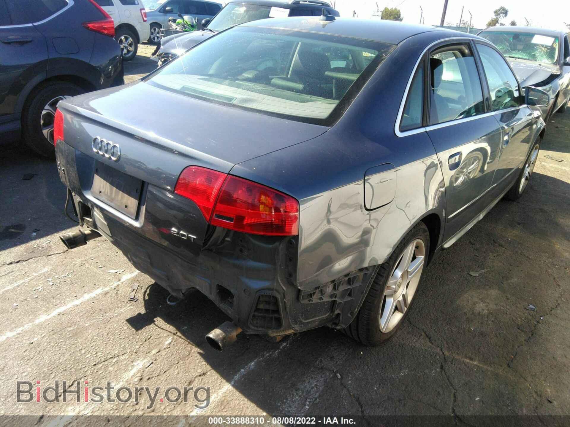 2008 AUDI A4 - VIN: WAUAF78E68A033860 - Фото 4