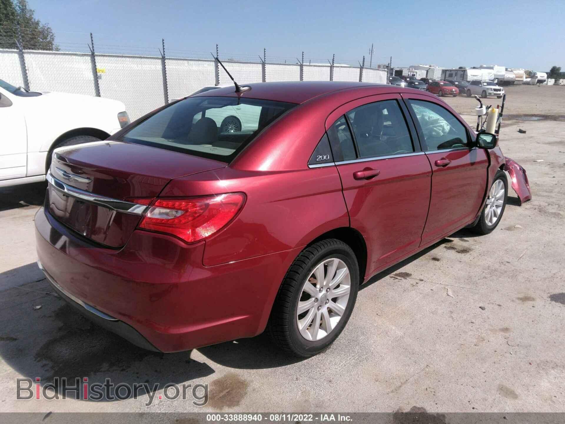 2013 CHRYSLER 200 - VIN: 1C3CCBBB6DN505357 - Фото 4