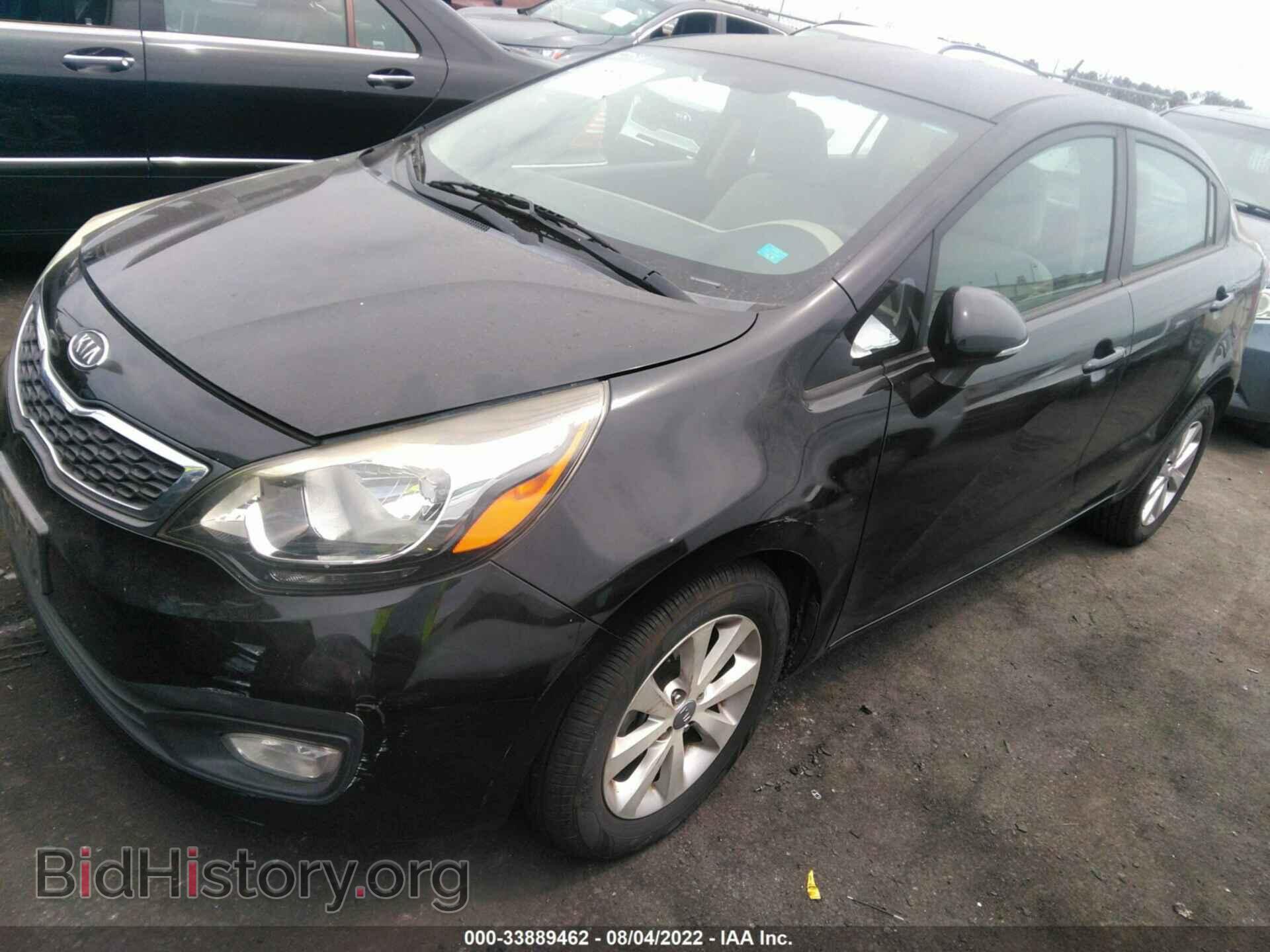 2013 KIA RIO - VIN: KNADN4A39D6104165 - Фото 2