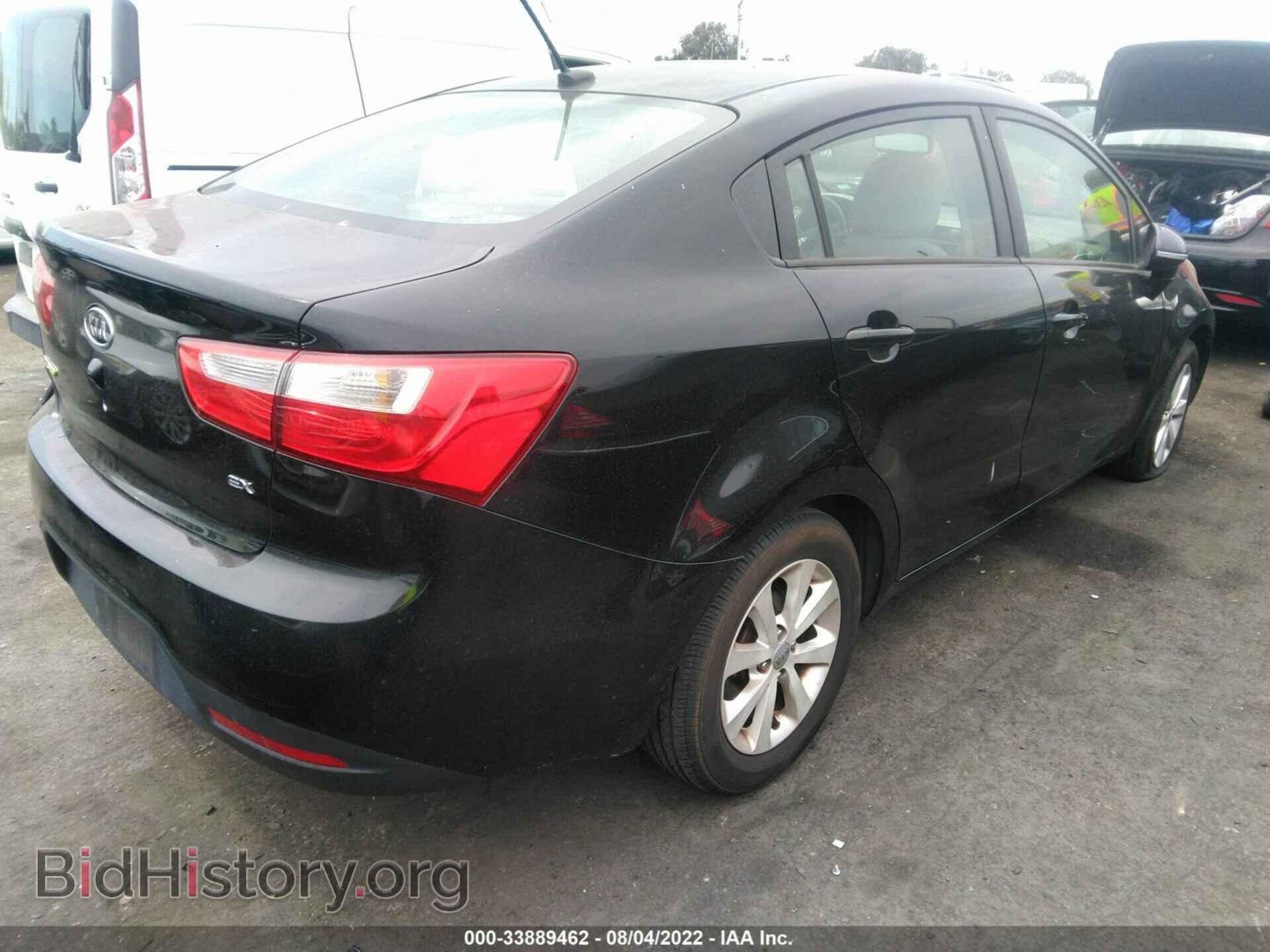 2013 KIA RIO - VIN: KNADN4A39D6104165 - Фото 4