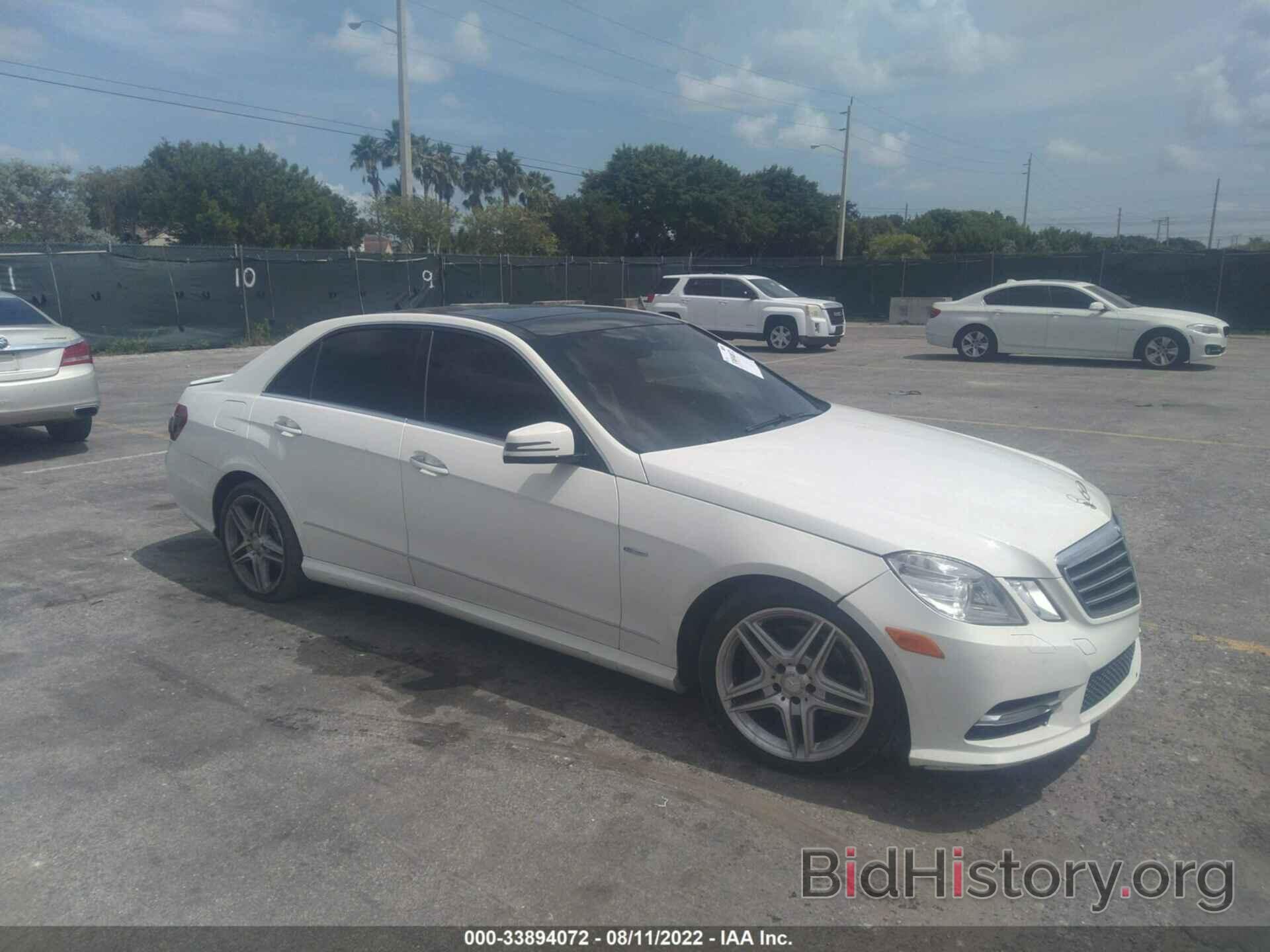 Photo WDDHF5KB7CA623679 - MERCEDES-BENZ E-CLASS 2012