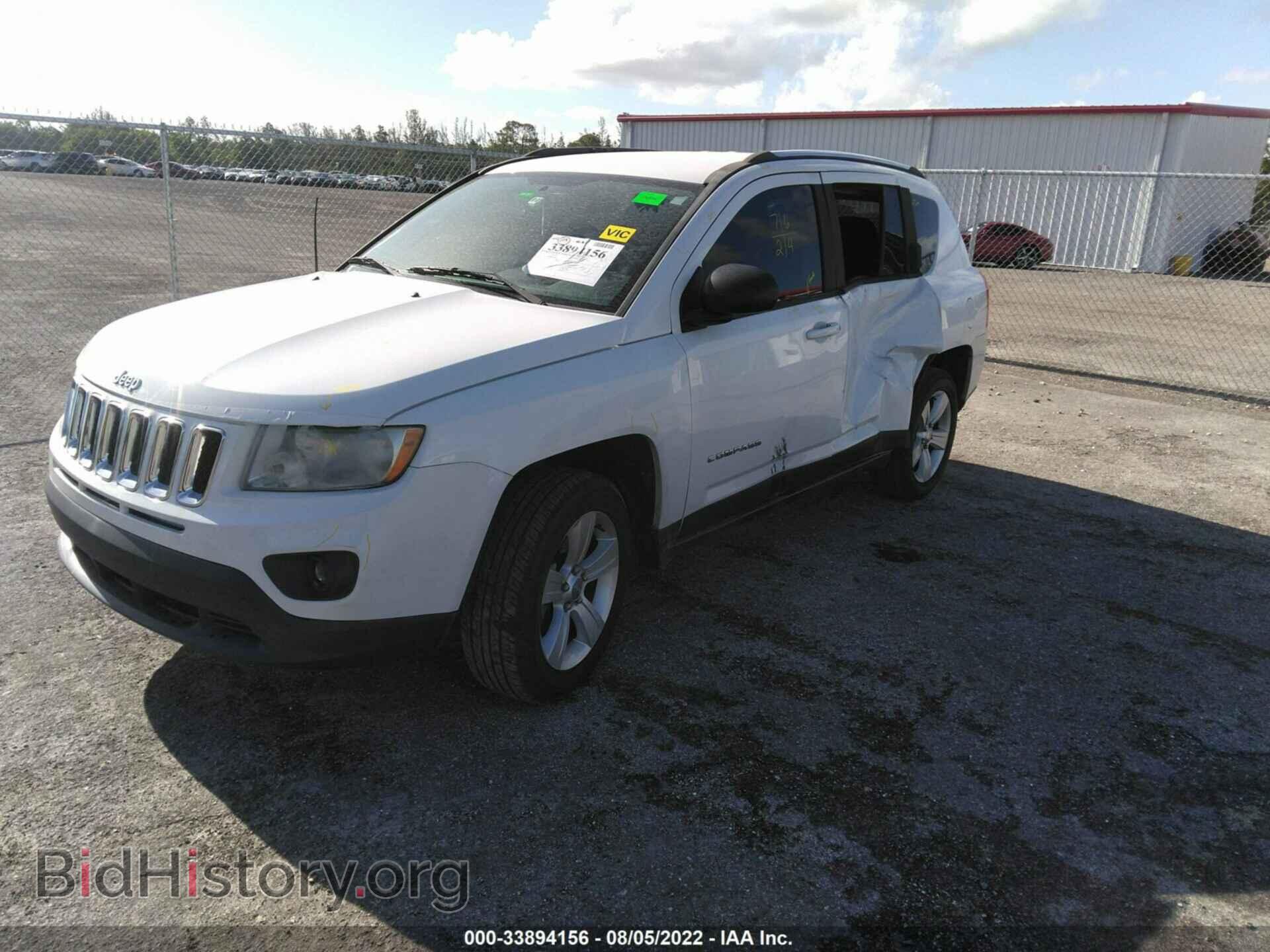 2013 JEEP COMPASS - VIN: 1C4NJCBB4DD168824 - Фото 2