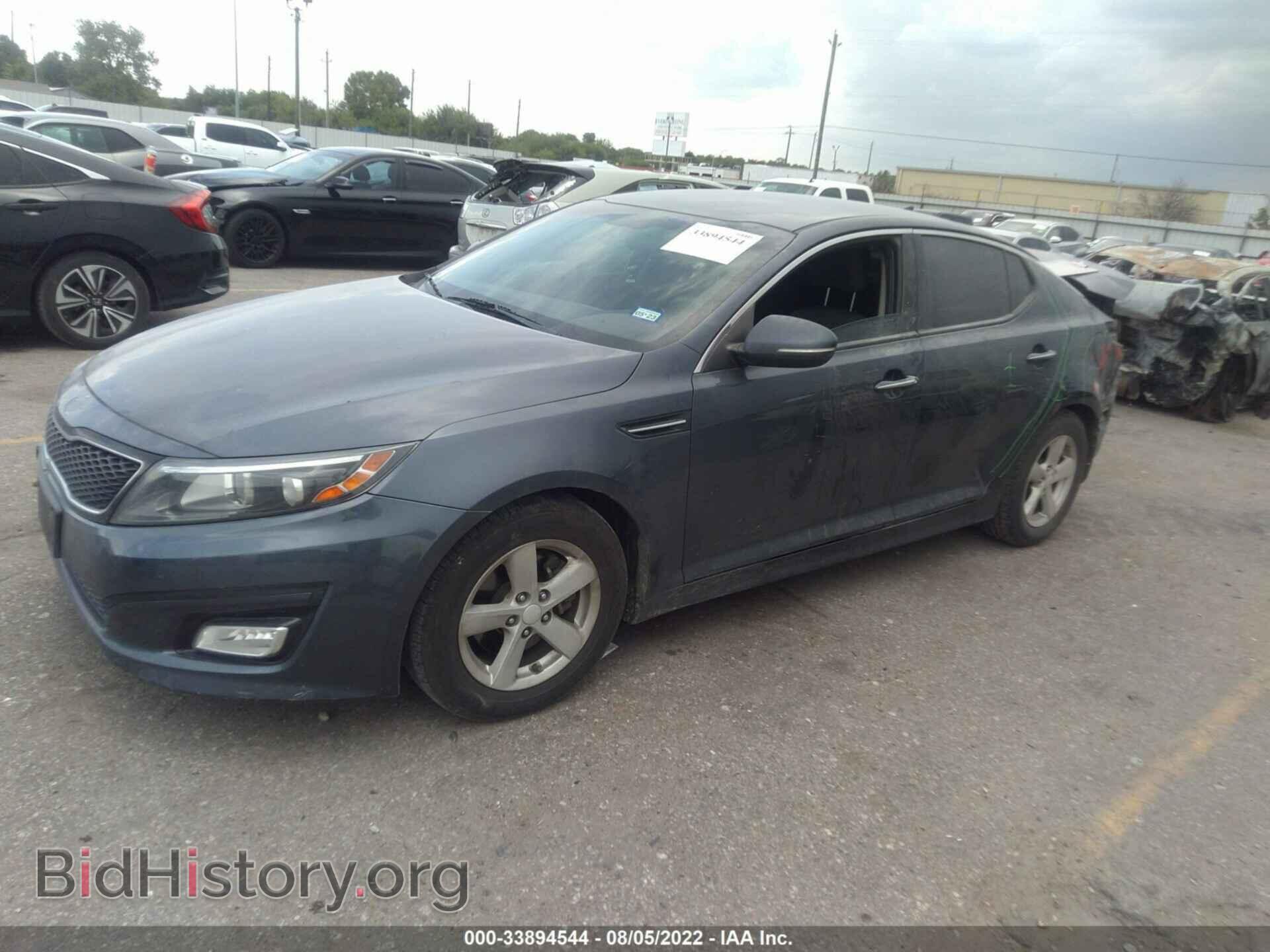 2015 KIA OPTIMA - VIN: KNAGM4A75F5597922 - Фото 2
