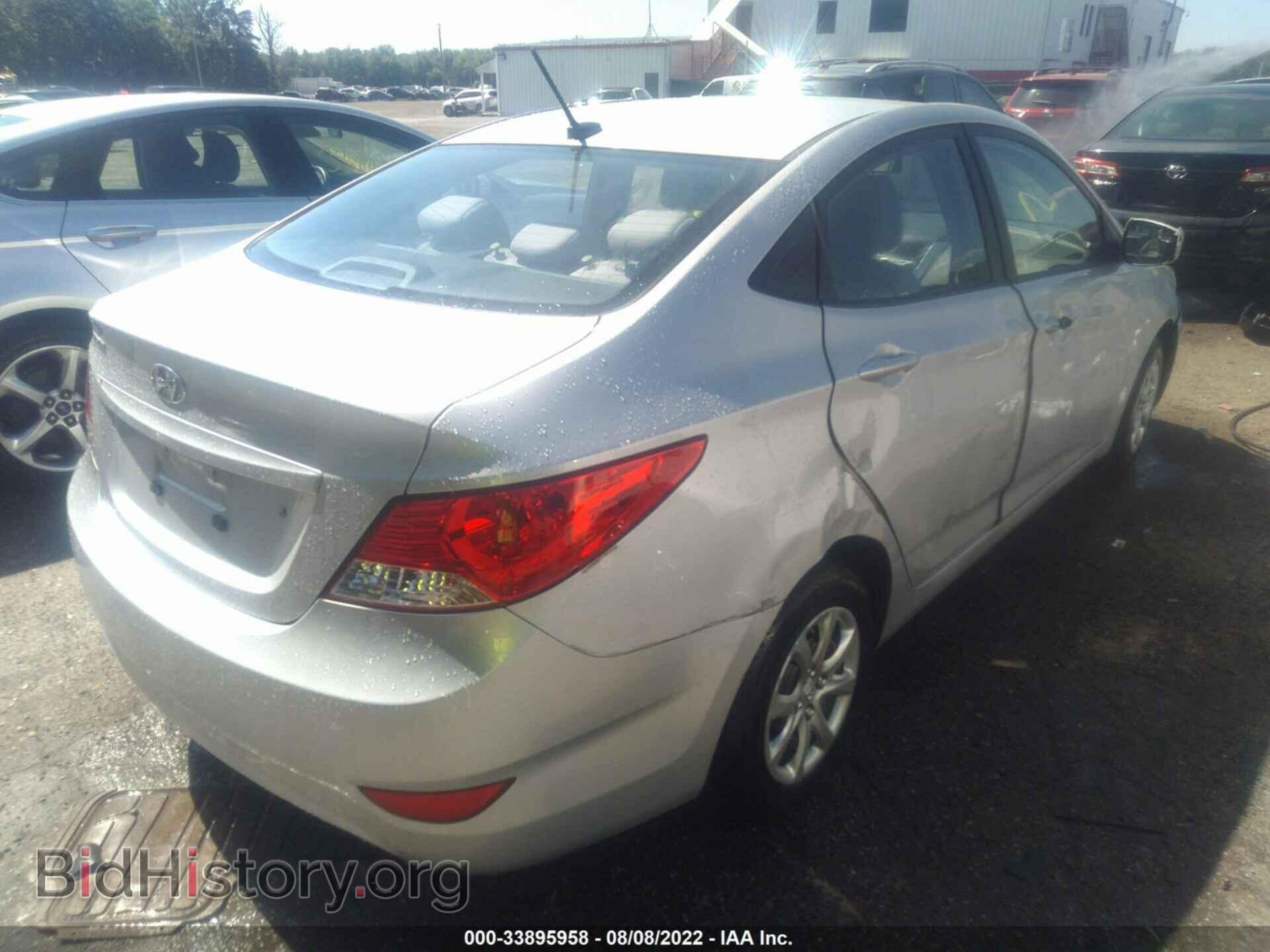 2013 HYUNDAI ACCENT - VIN: KMHCT4AE9DU453193 - Фото 4