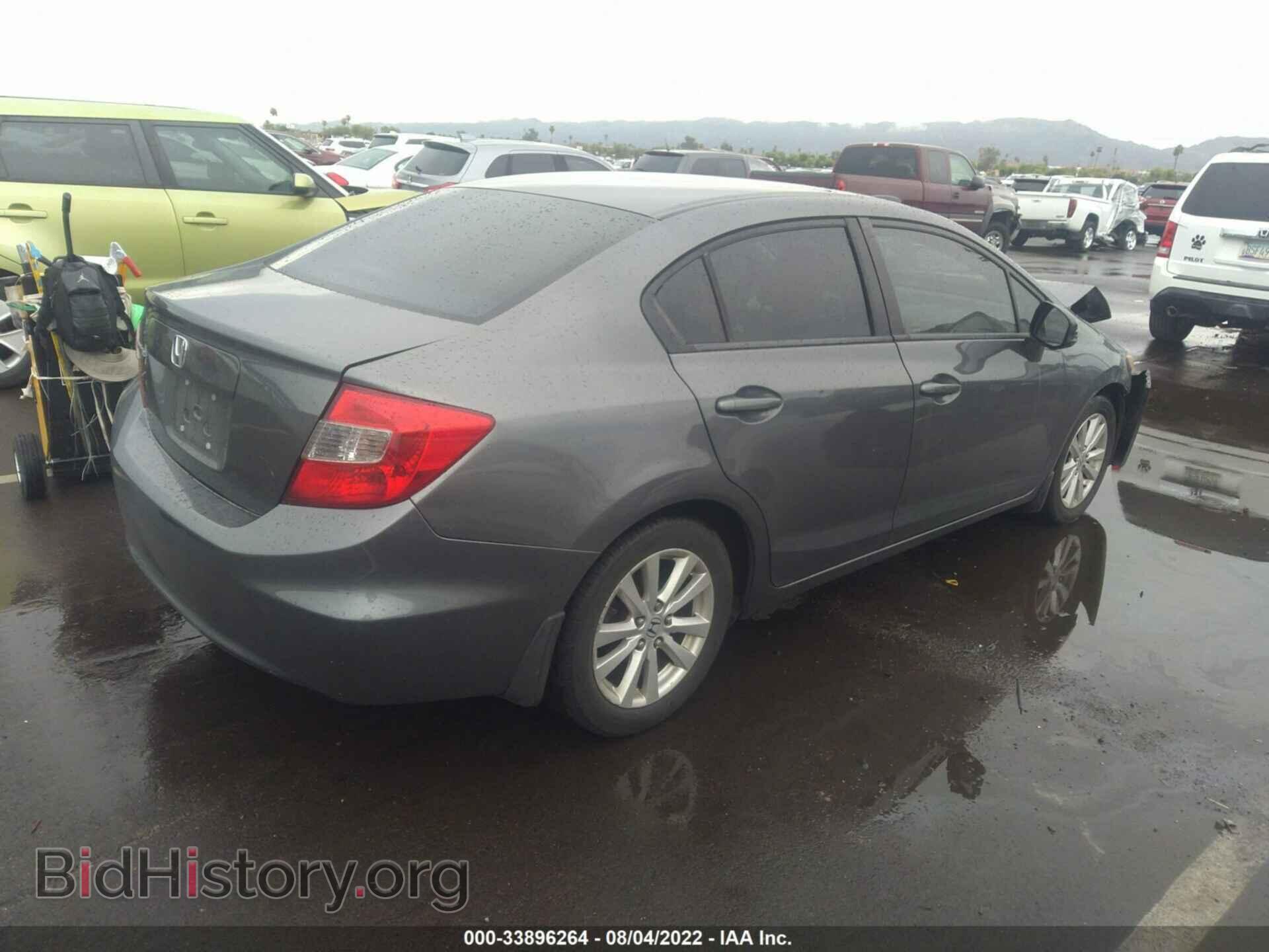 2012 HONDA CIVIC SDN - VIN: 19XFB2F86CE324496 - Фото 4