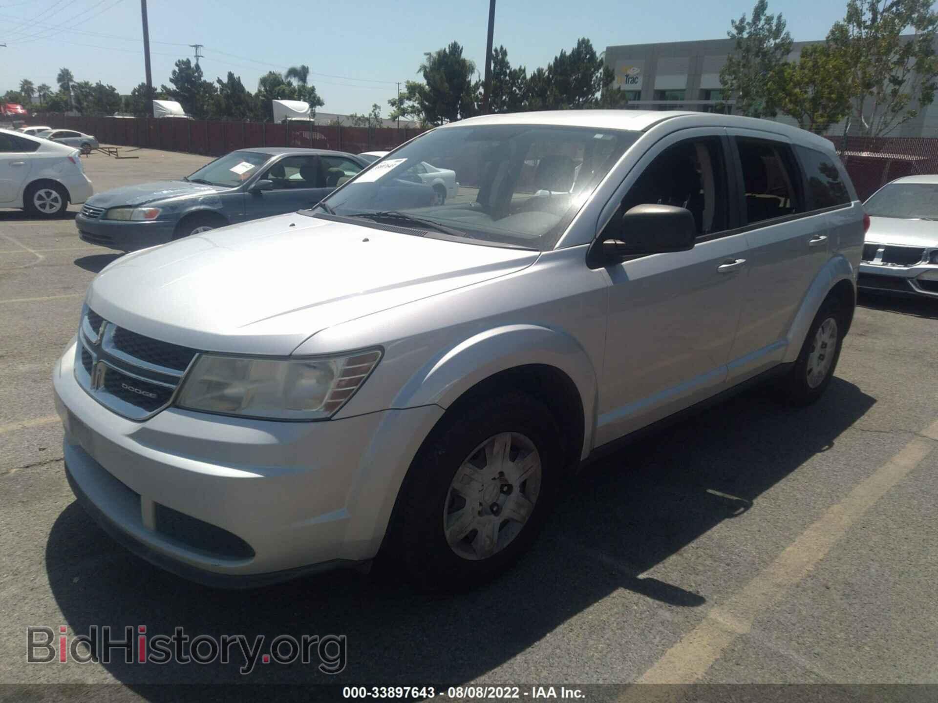 2012 DODGE JOURNEY - VIN: 3C4PDCAB4CT134506 - Фото 2
