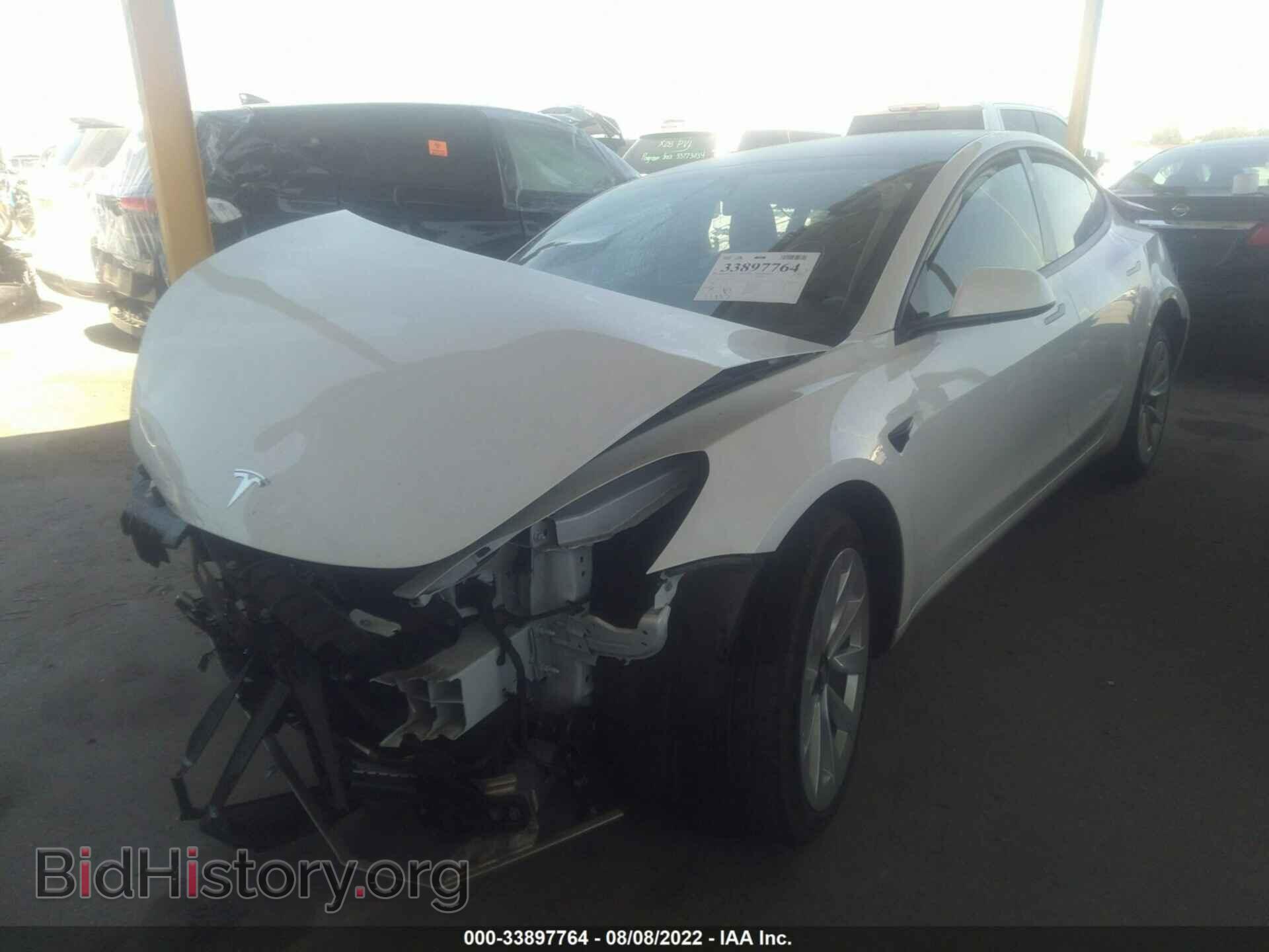 2022 TESLA MODEL 3 - VIN: 5YJ3E1EBXNF211309 - Photo 2