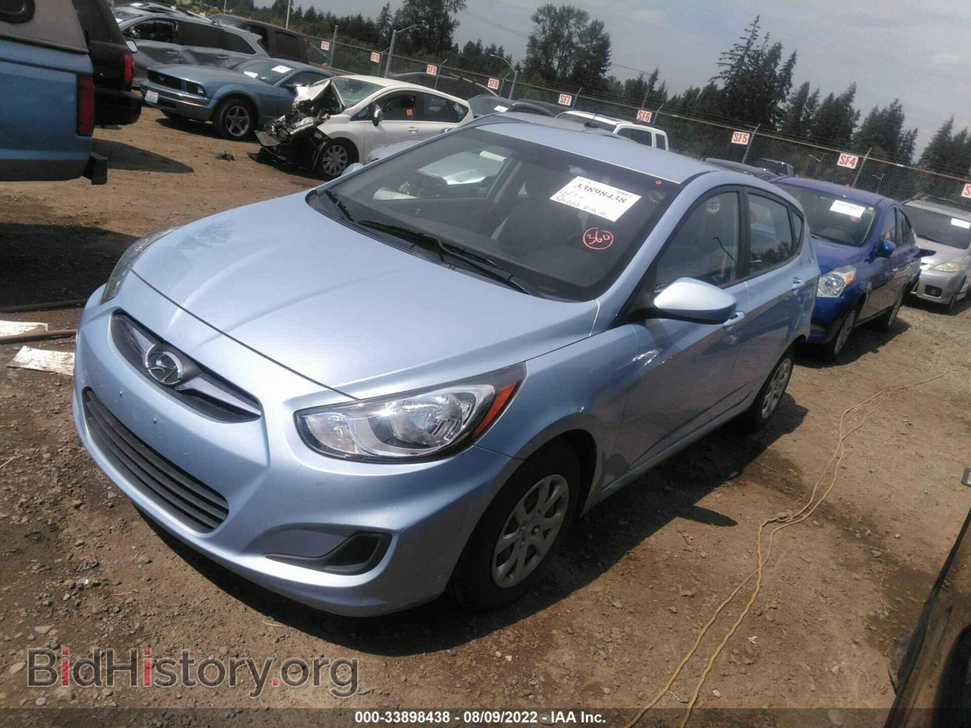2014 HYUNDAI ACCENT - VIN: KMHCT5AE1EU183058 - Фото 2