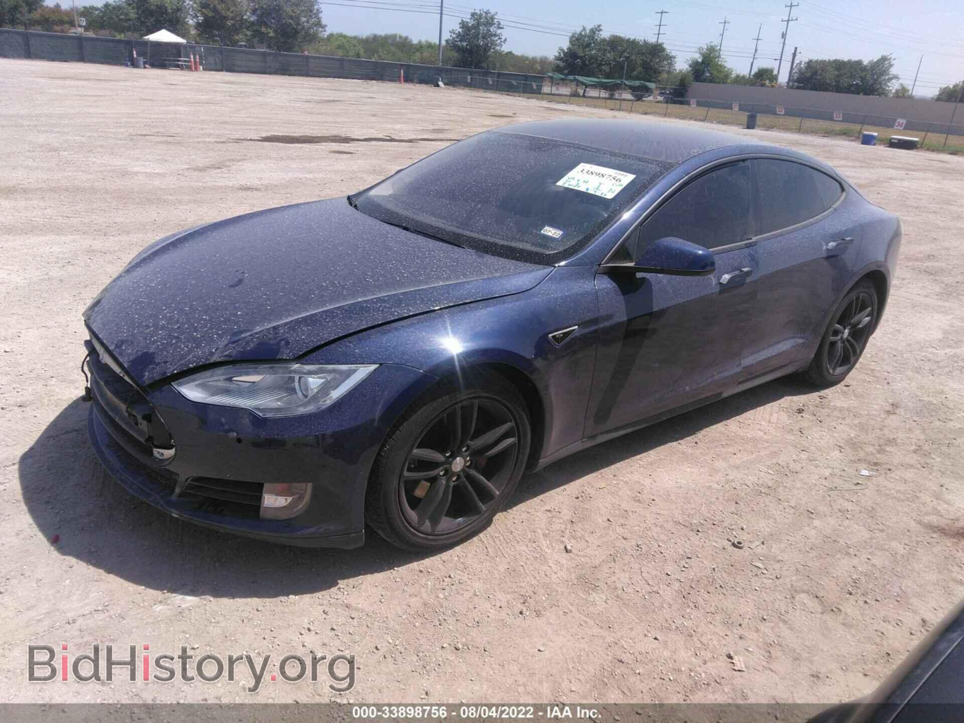 2014 TESLA MODEL S - VIN: 5YJSA1H1XEFP33397 - Фото 2