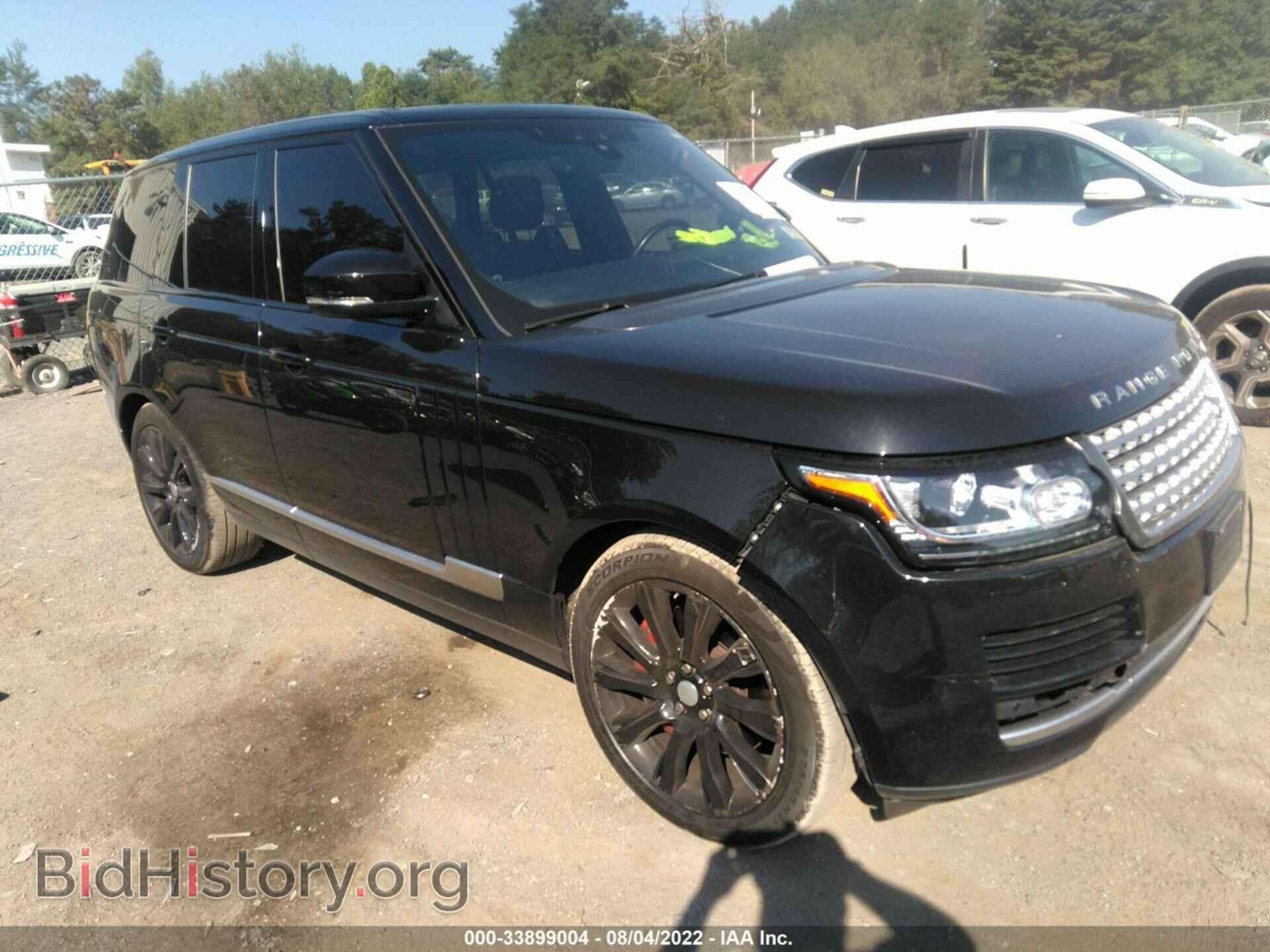 Фотография SALGS2FE3HA320936 - LAND ROVER RANGE ROVER 2017