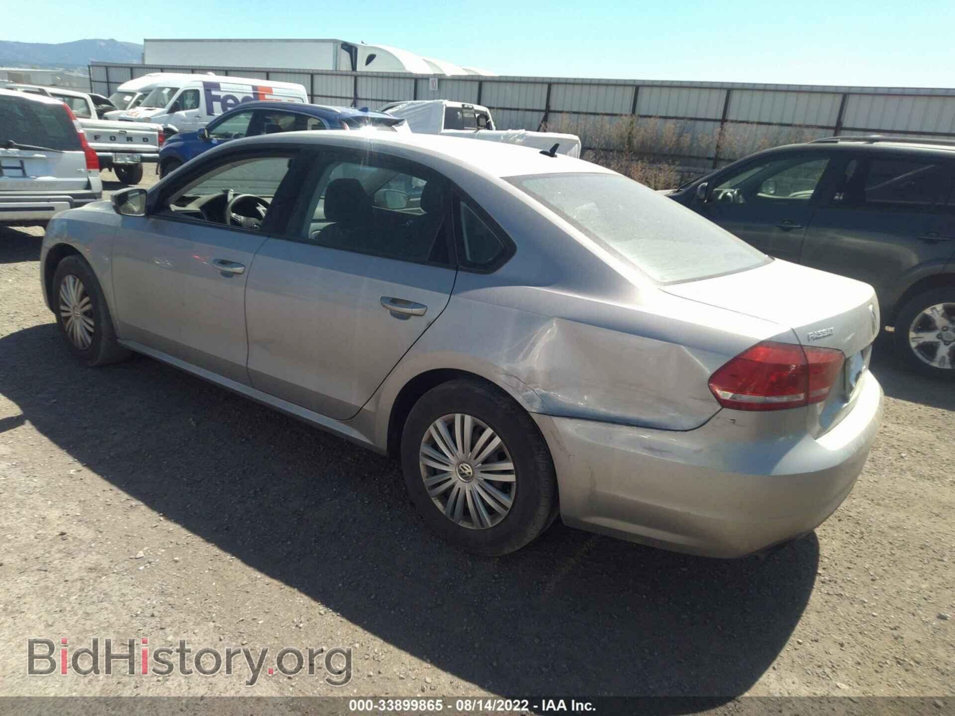 2014 VOLKSWAGEN PASSAT - VIN: 1VWAT7A36EC101317 - Фото 3